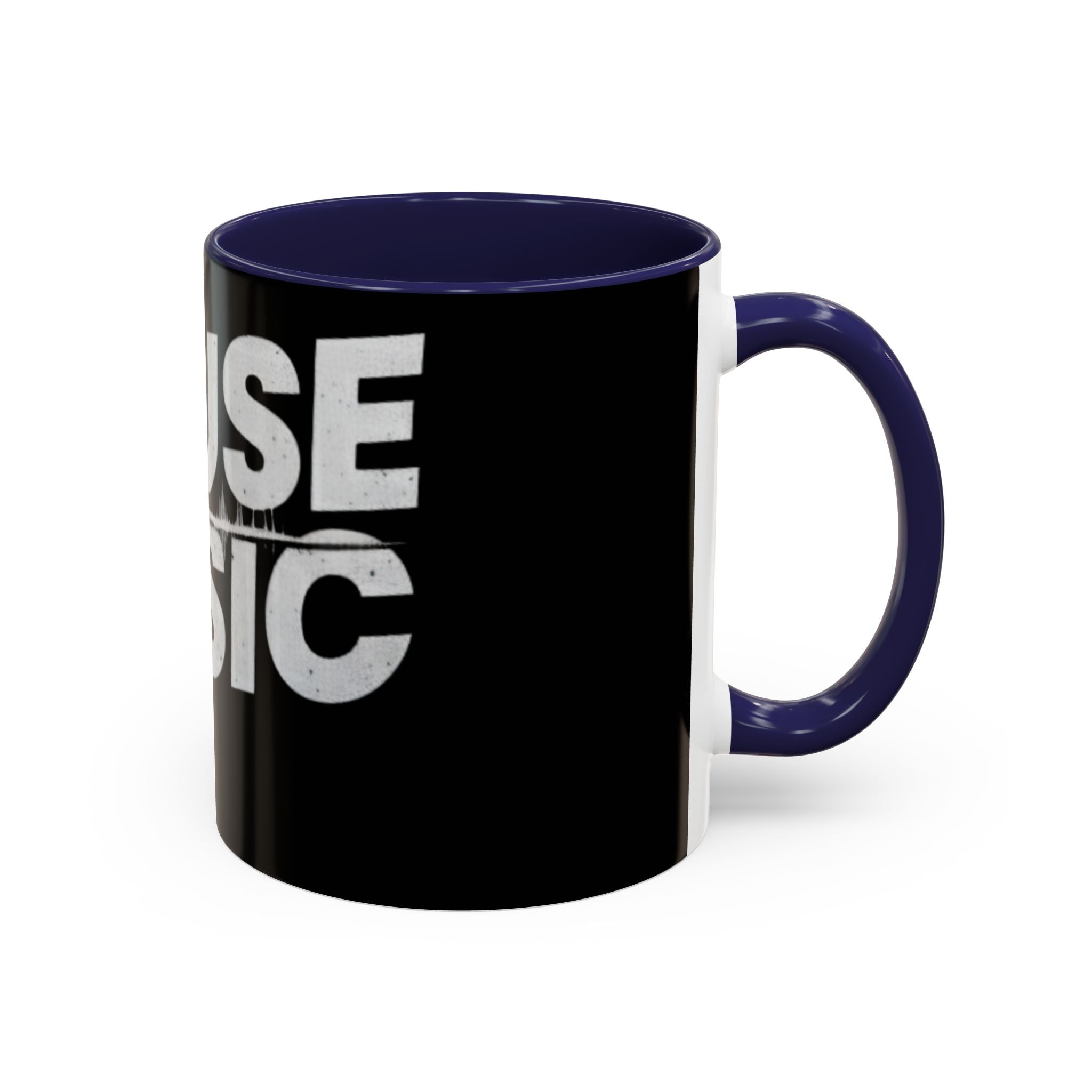 House Music Coffee Mug (Black DJ Turntable Design 11/15oz)