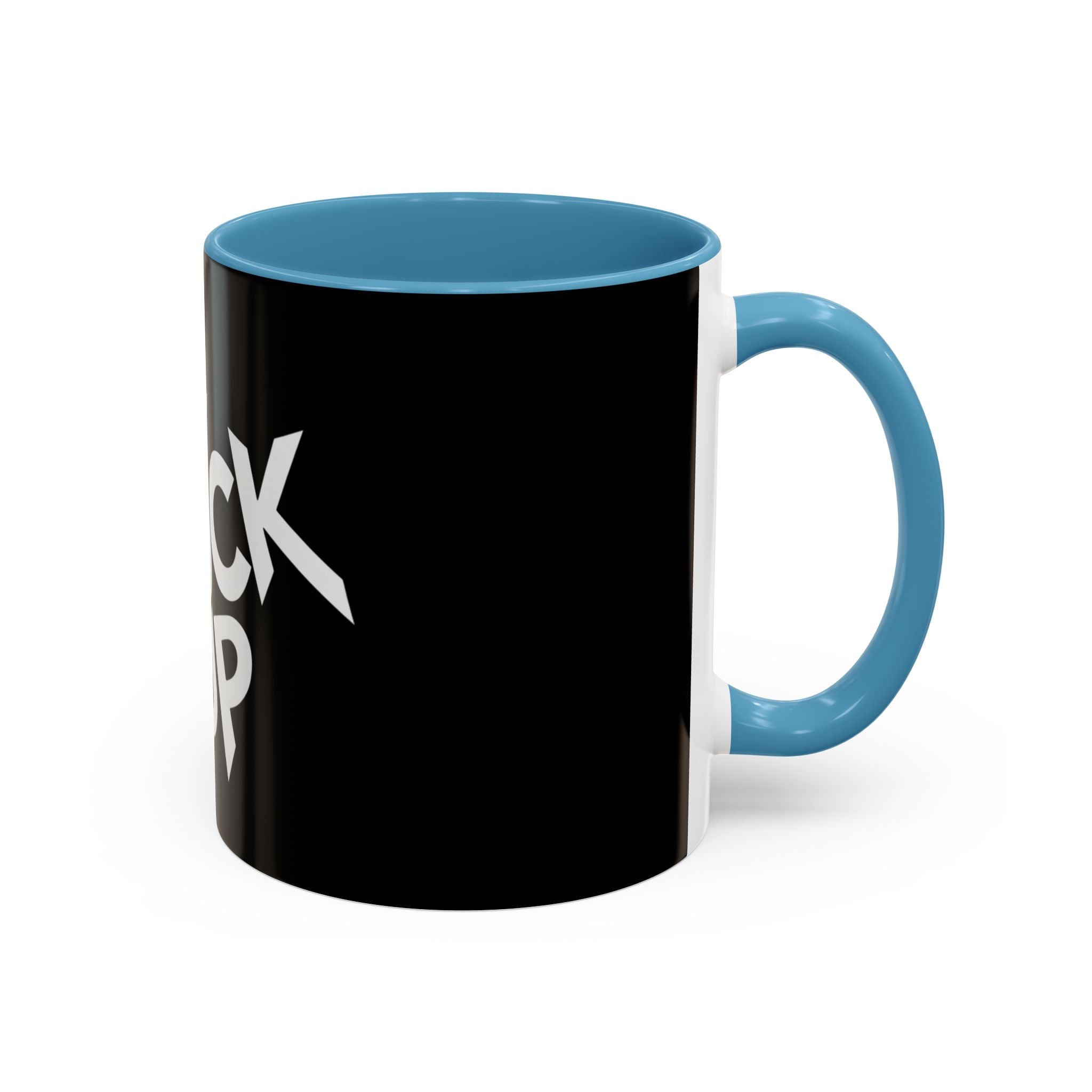 Wake the Phuck Up Coffee Mug   ( Funny Offensive Morning Mug, Bold Typography 11/15oz)