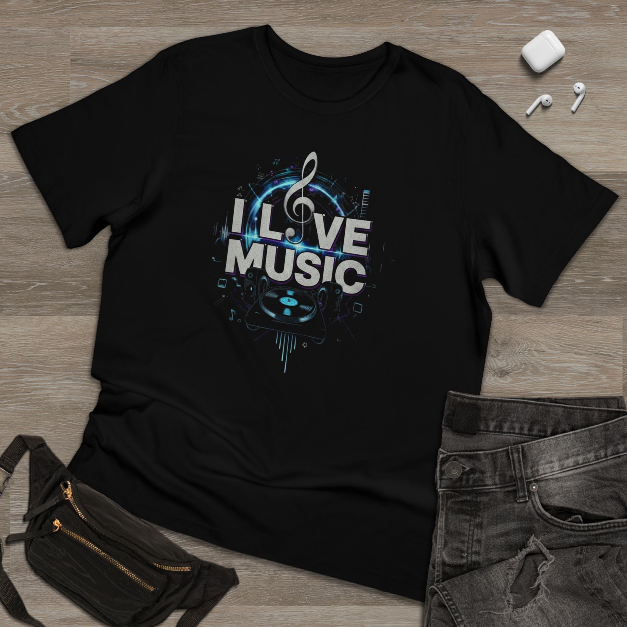 I Love Music Graphic T-Shirt