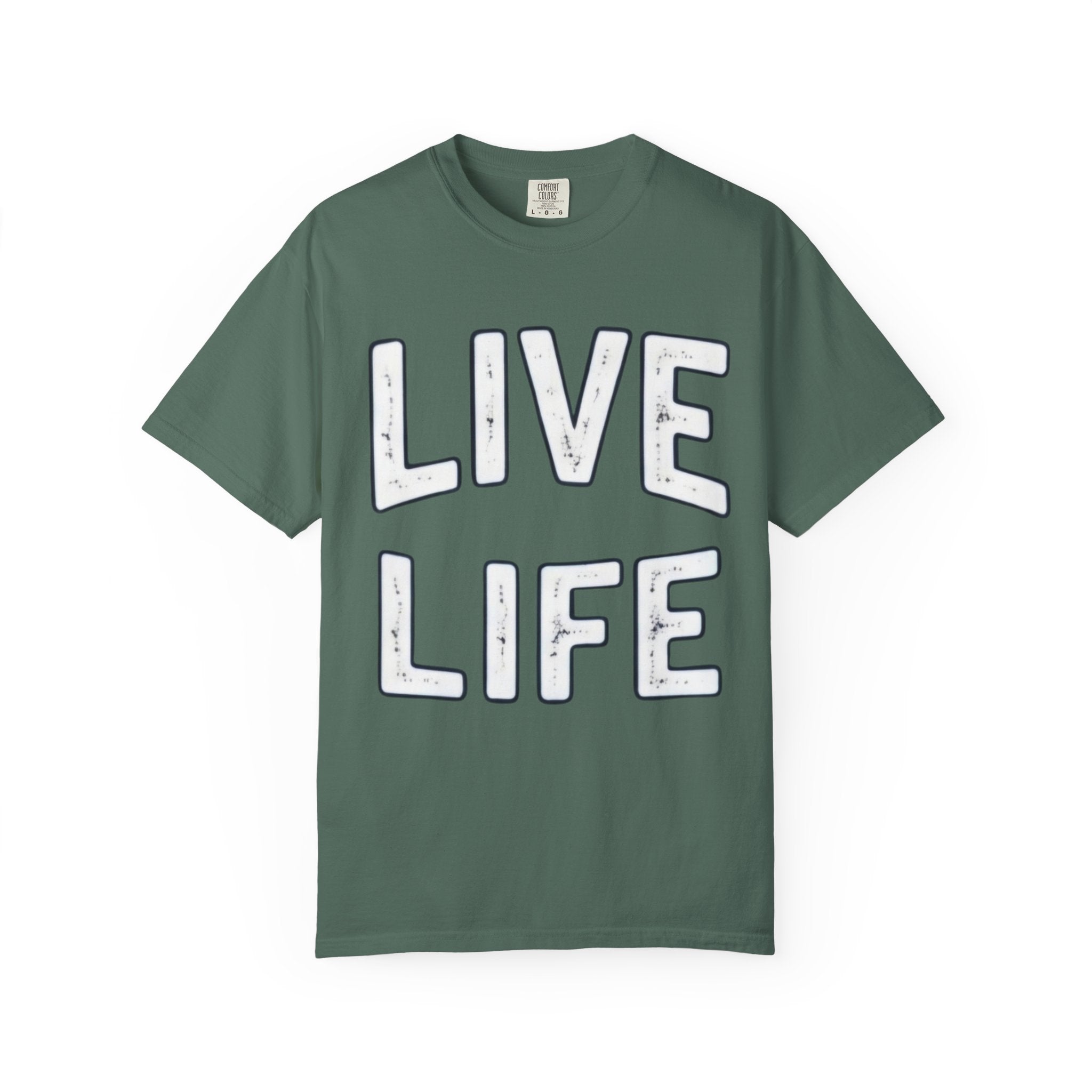 Live Life T-Shirt (White letttering)