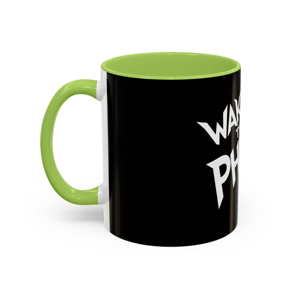 Wake the Phuck Up Coffee Mug   ( Funny Offensive Morning Mug, Bold Typography 11/15oz)