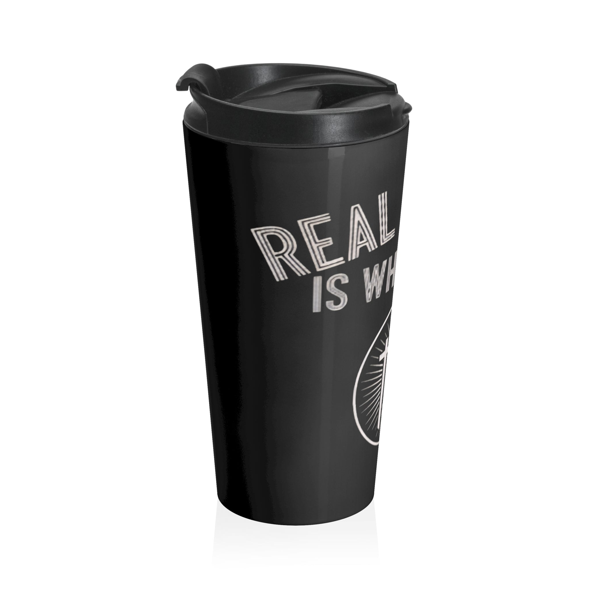 “Real Estate Is What I Do” Stainless Steel Tumbler (Traveling mug)