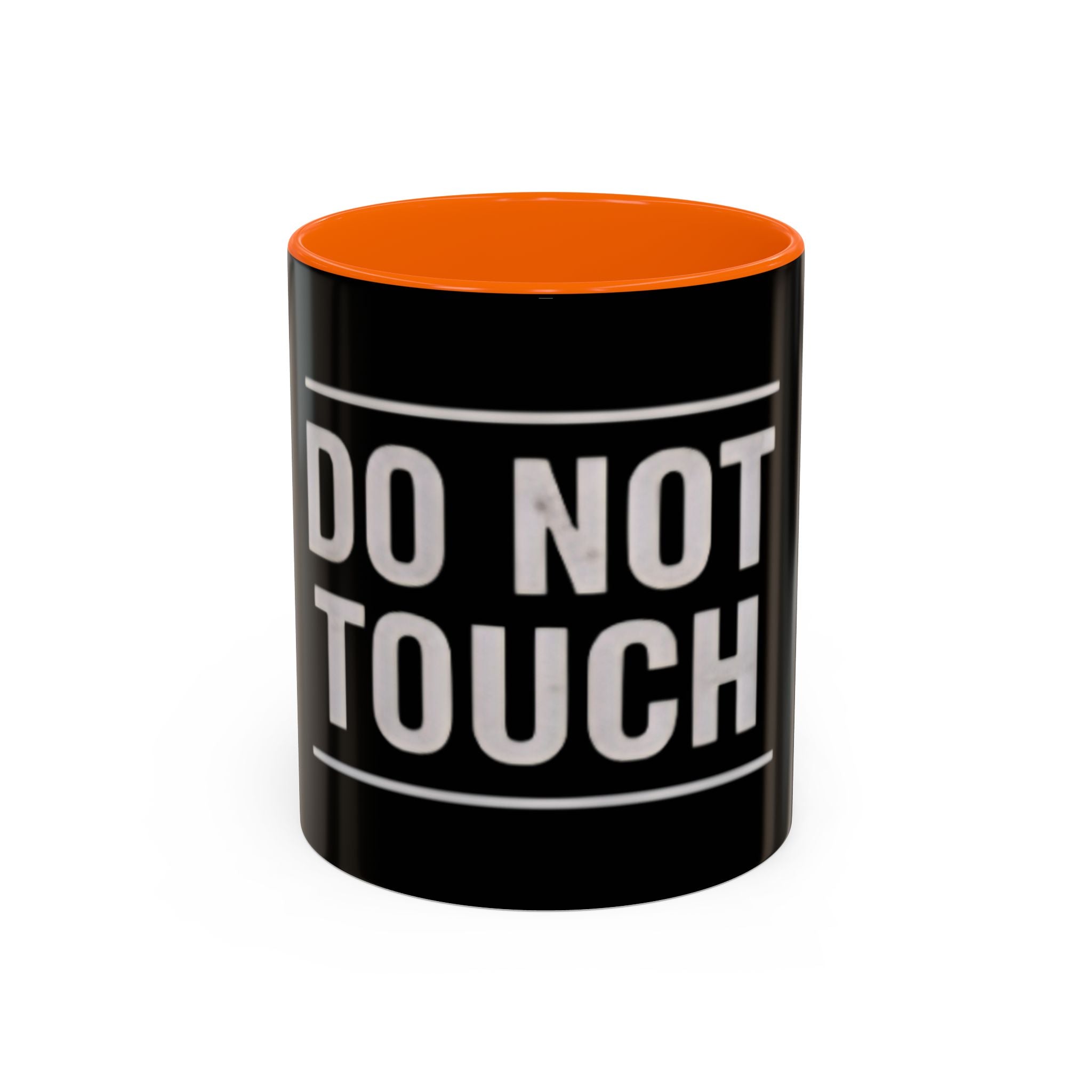 Do Not Touch Coffee Mug (Black Accent 11/15oz)
