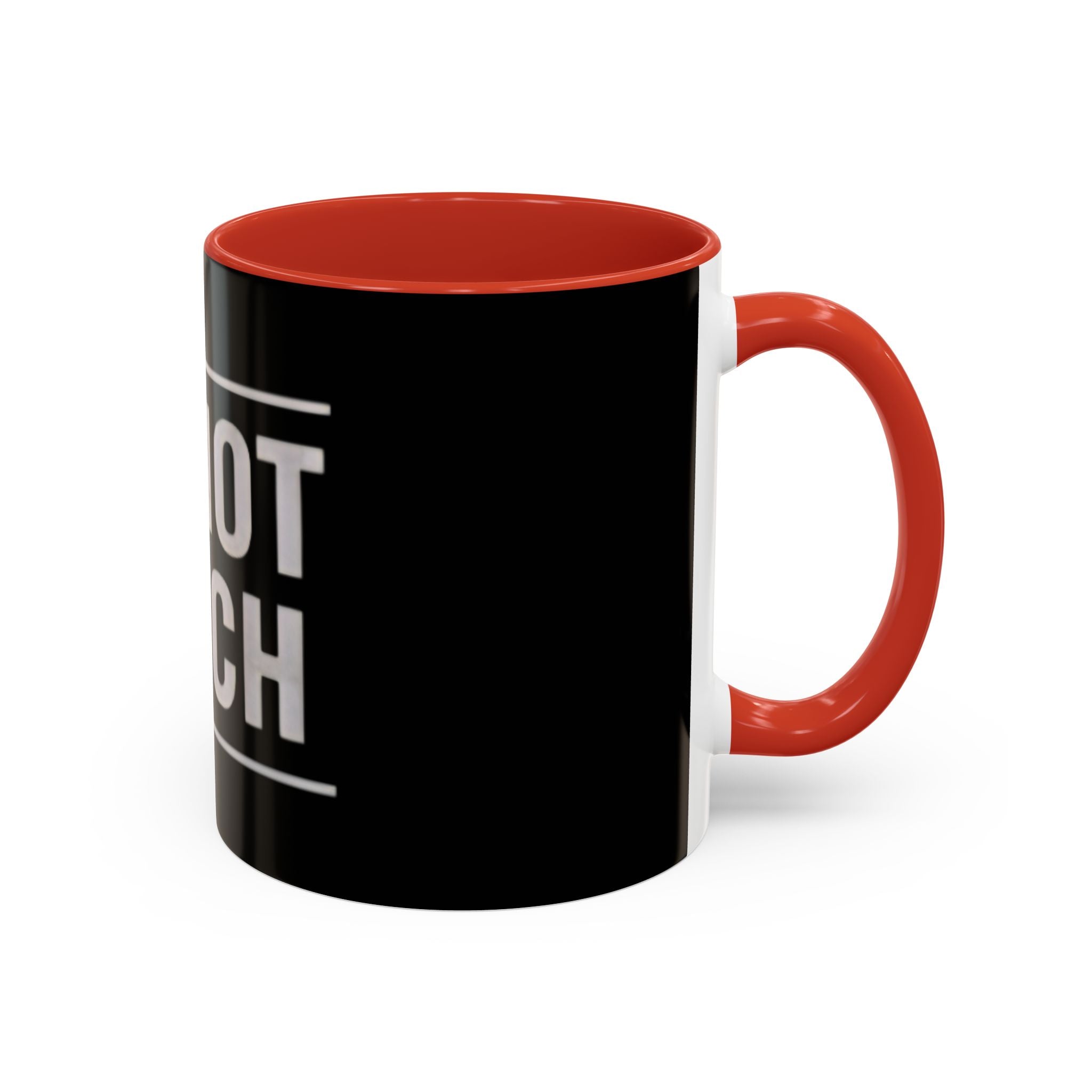 Do Not Touch Coffee Mug (Black Accent 11/15oz)
