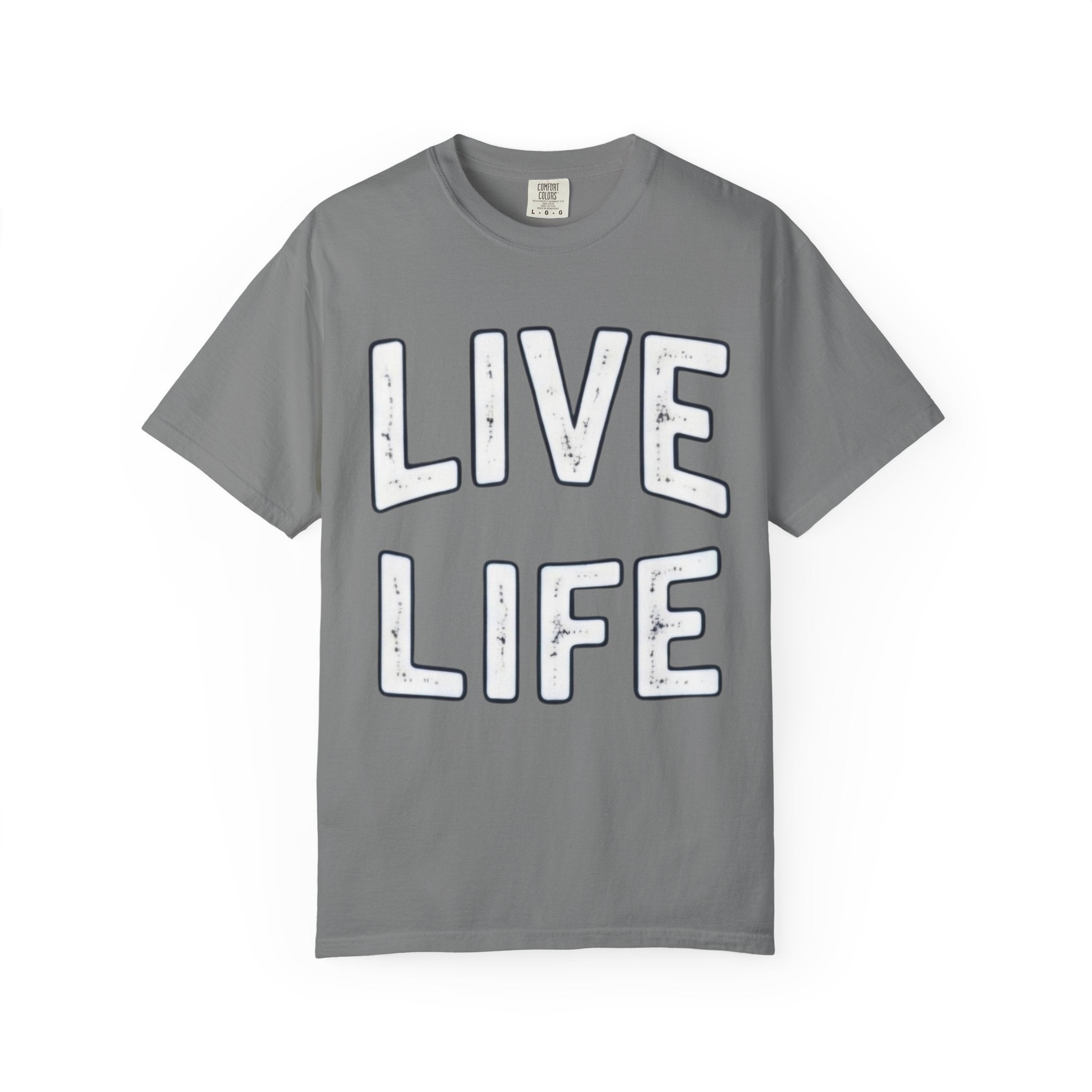 Live Life T-Shirt (White letttering)