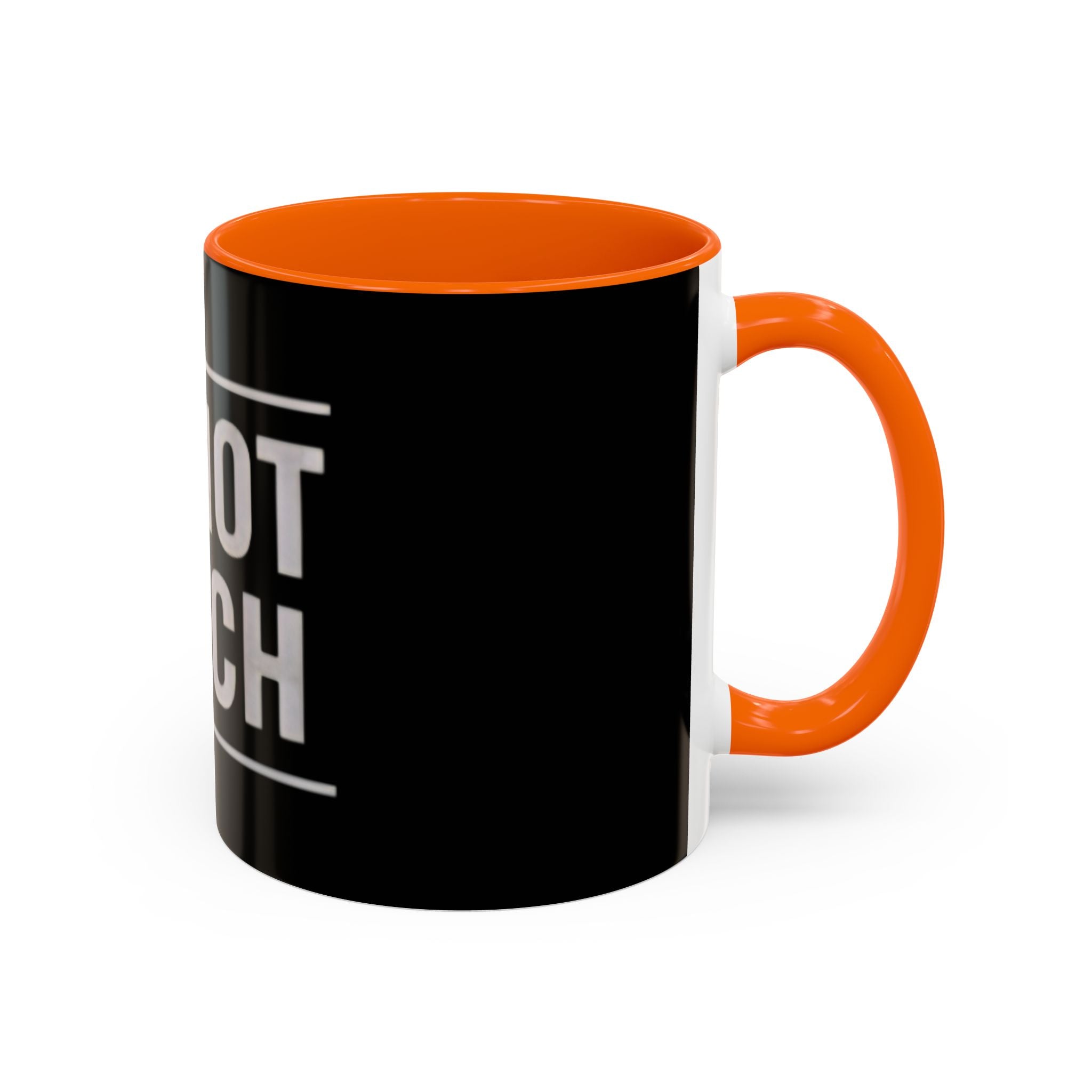 Do Not Touch Coffee Mug (Black Accent 11/15oz)