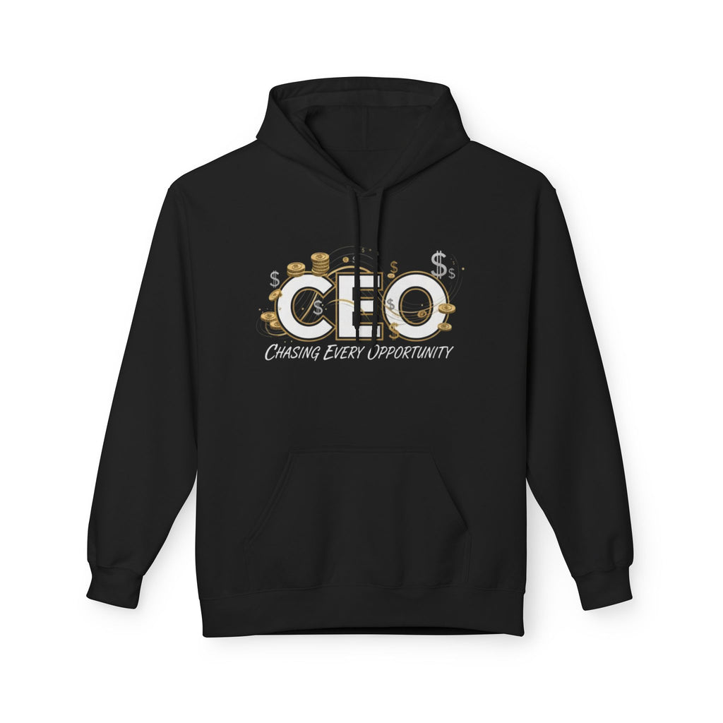 CEO "Chasing Every Opportunity" Hoodie (Entrepreneur Money Graphic Pullover)