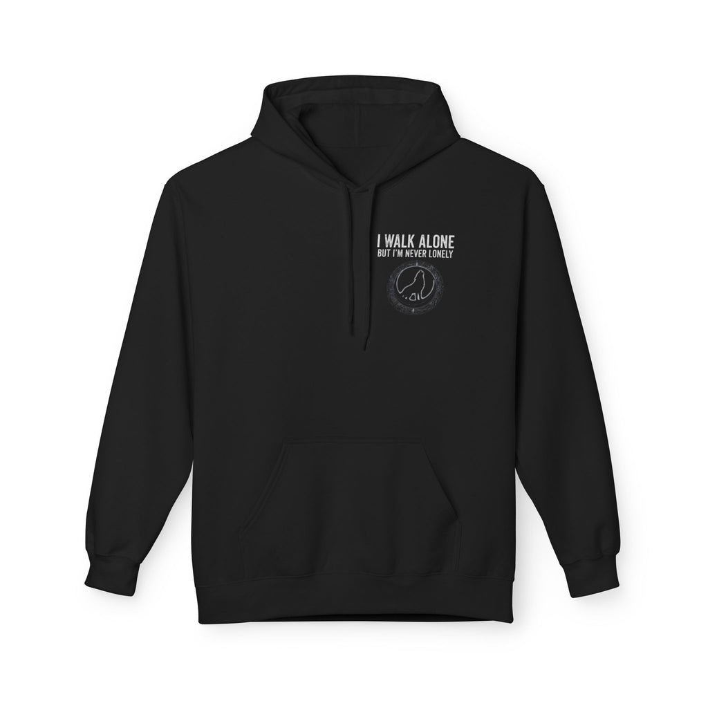 "I Walk Alone But I'm Never Lonely" Graphic Pullover