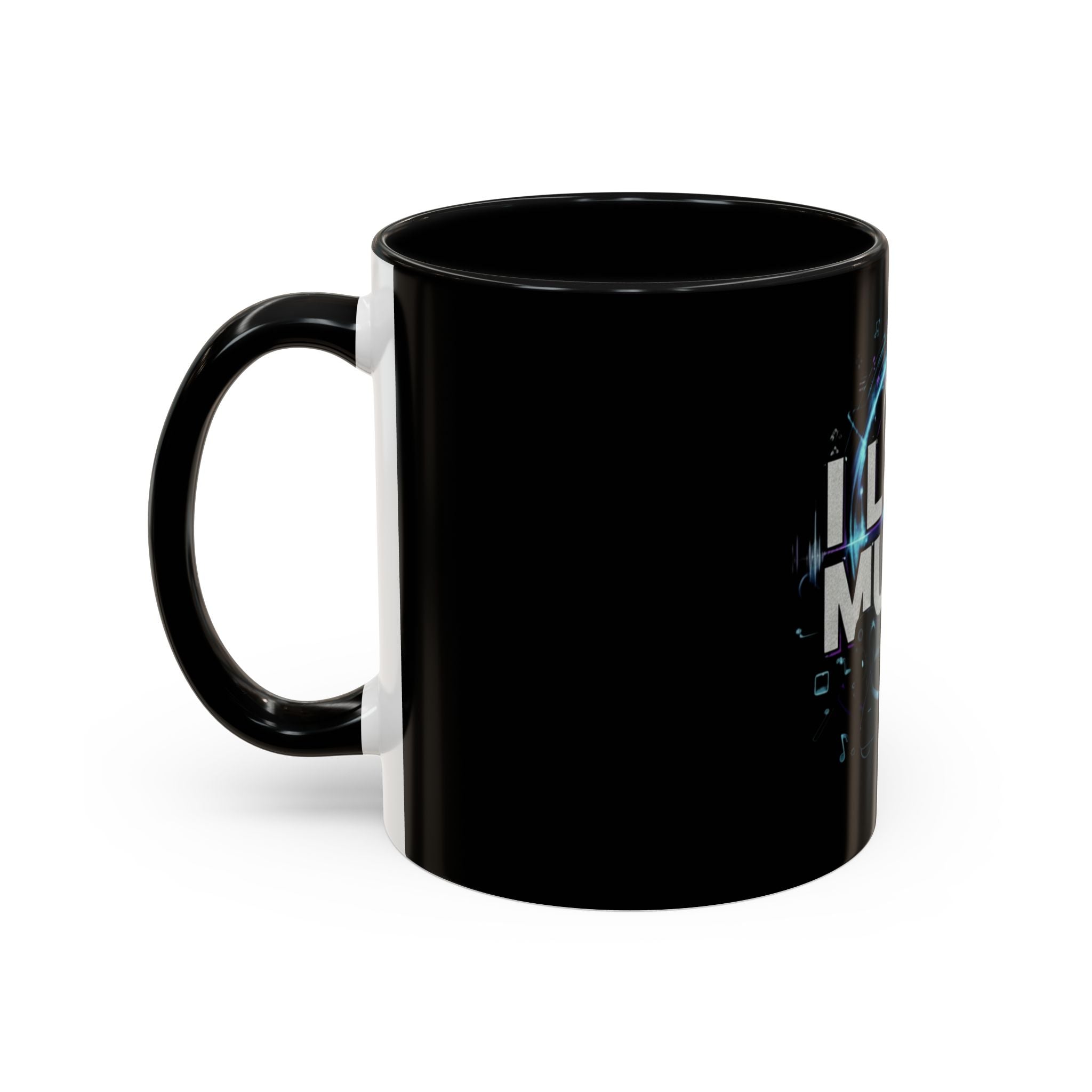 I Love Music Accent Coffee Mug  (11/15 oz)