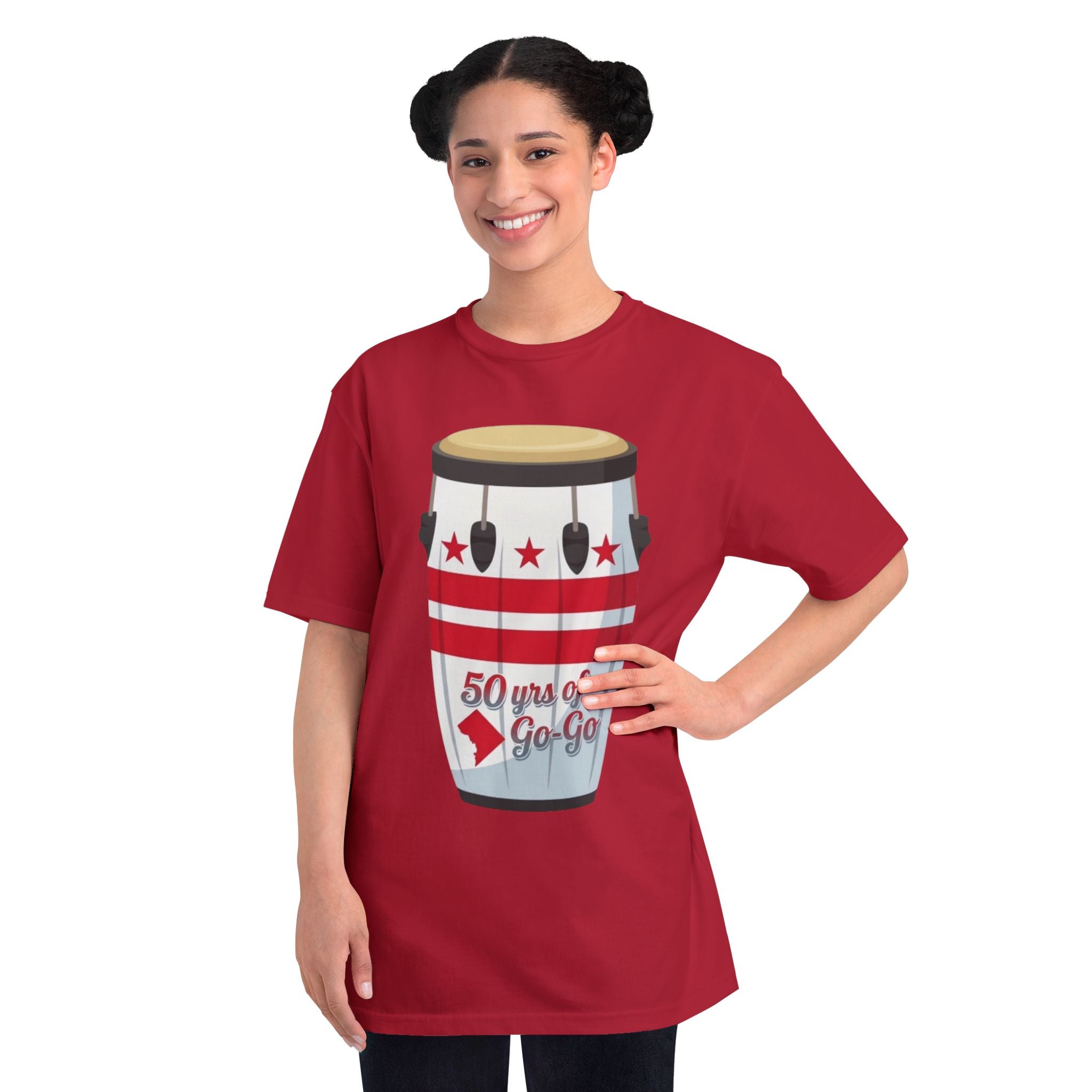 Conga Drum '50 Years of Go-Go' T-Shirt