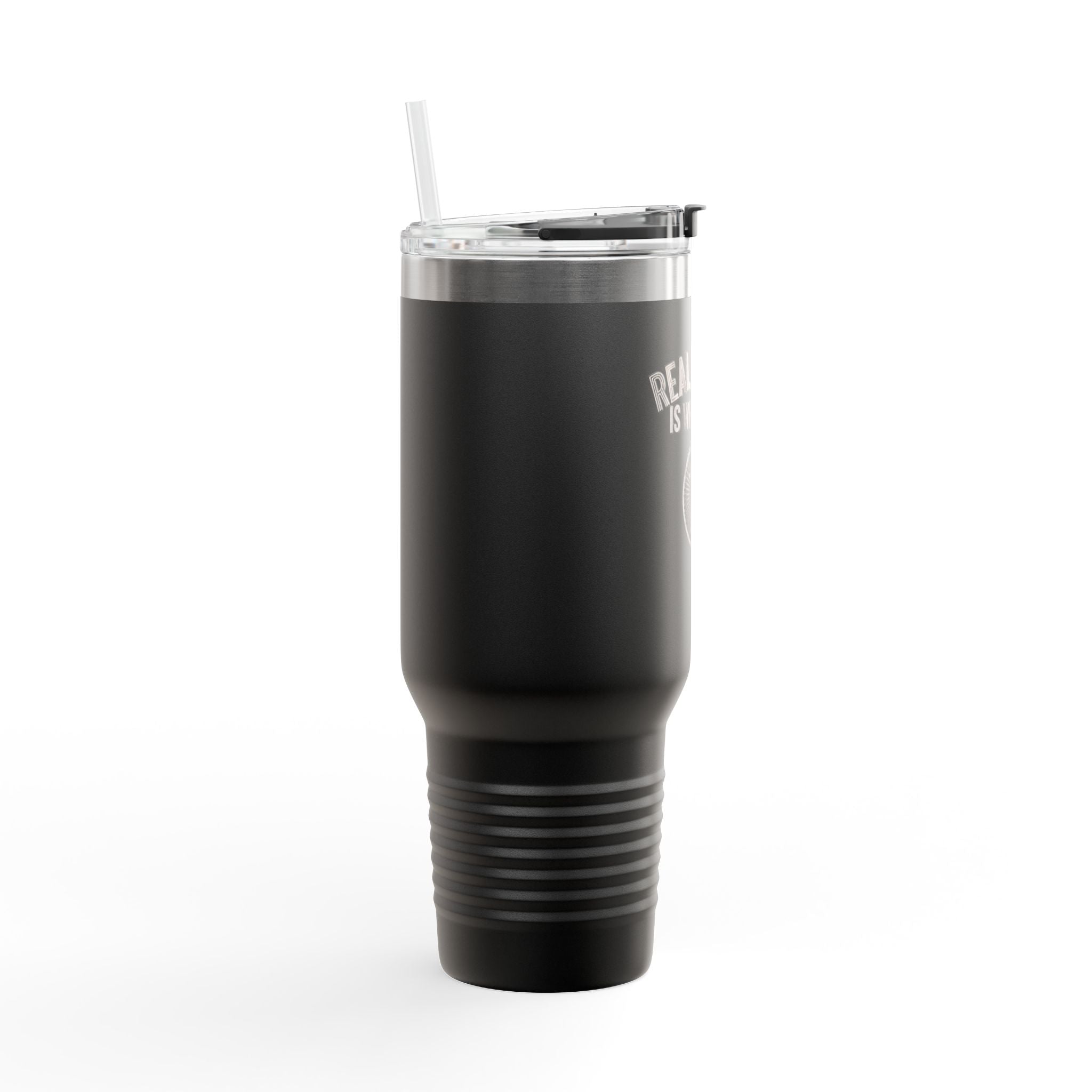 “Real Estate Is What I Do” Realtor Tumbler (40oz Insulated Travel Mug)
