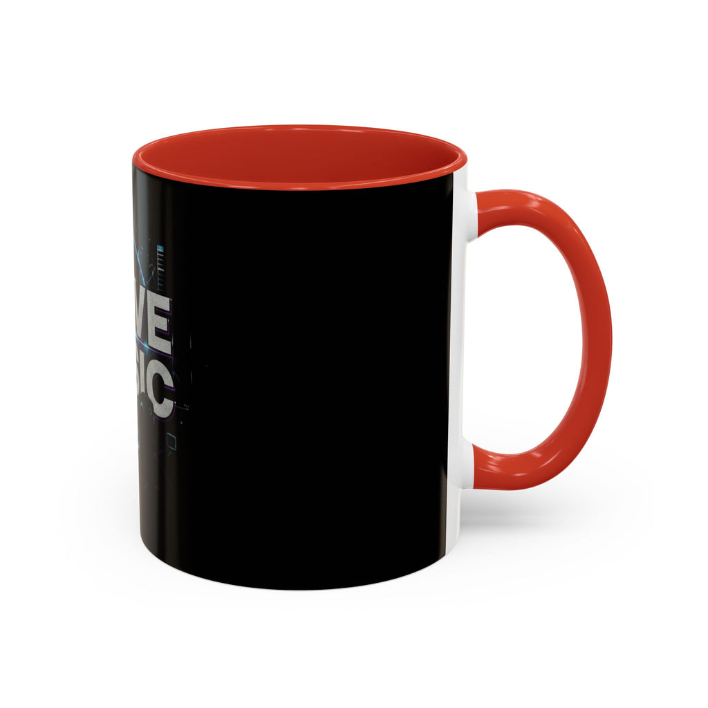 I Love Music Accent Coffee Mug  (11/15 oz)