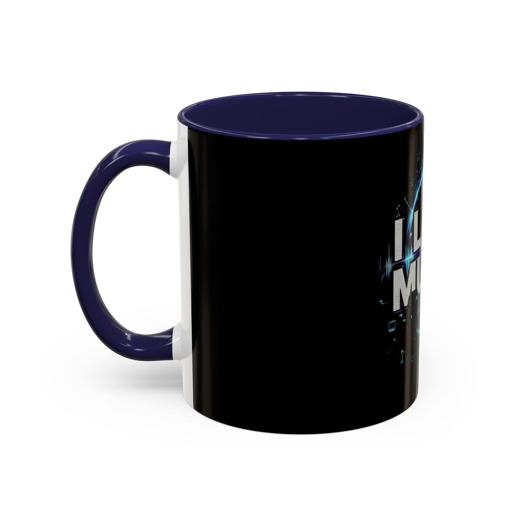 I Love Music Accent Coffee Mug  (11/15 oz)