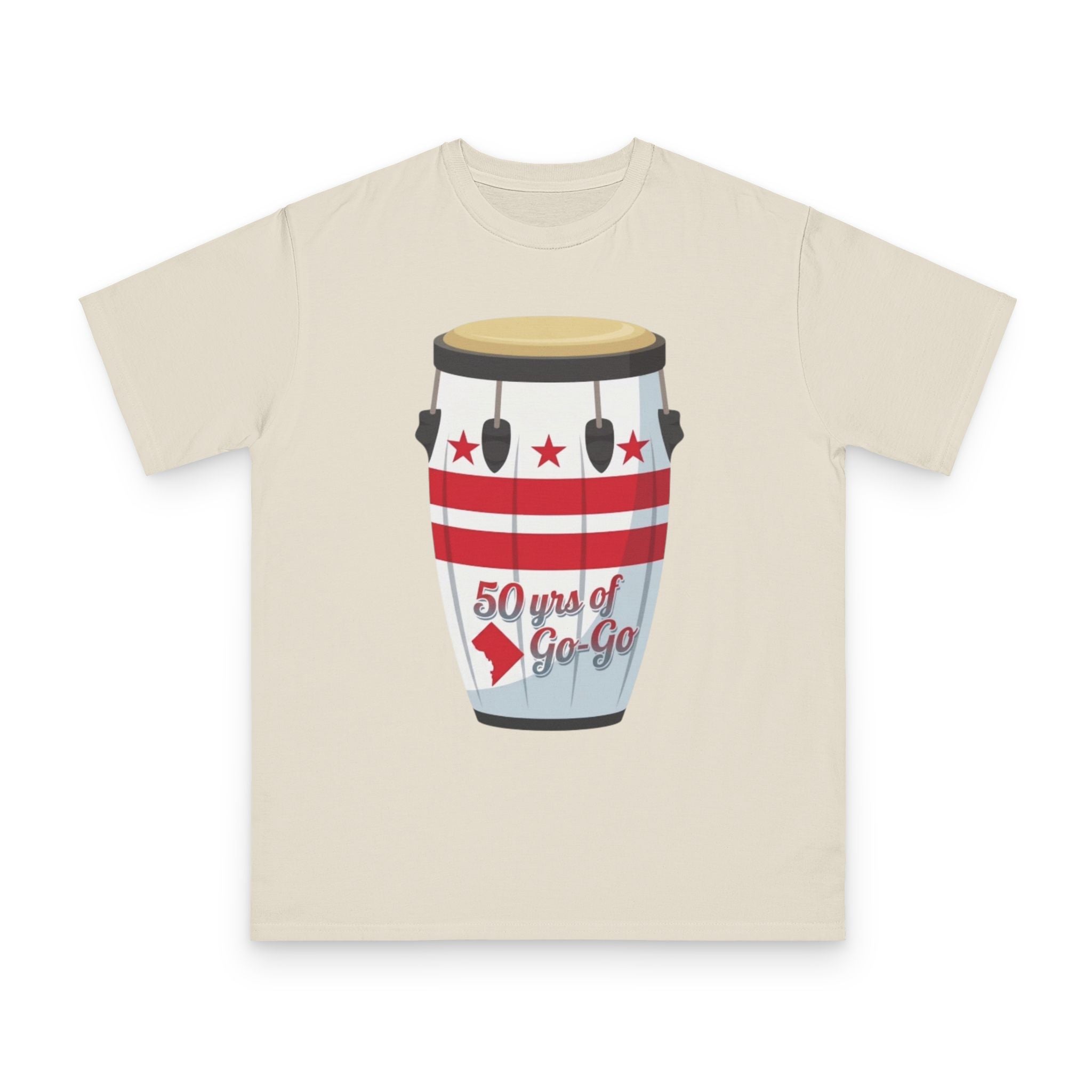 Conga Drum '50 Years of Go-Go' T-Shirt