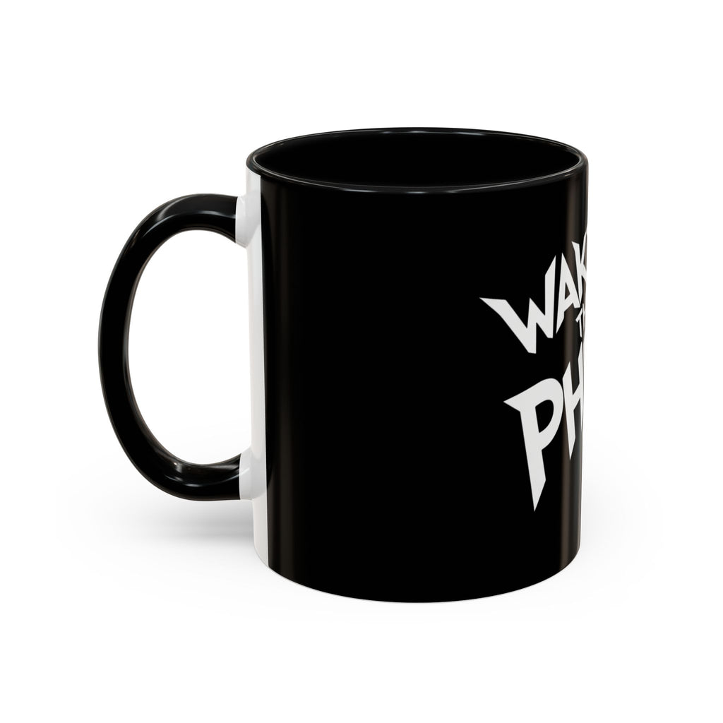 Wake the Phuck Up Coffee Mug   ( Funny Offensive Morning Mug, Bold Typography 11/15oz)