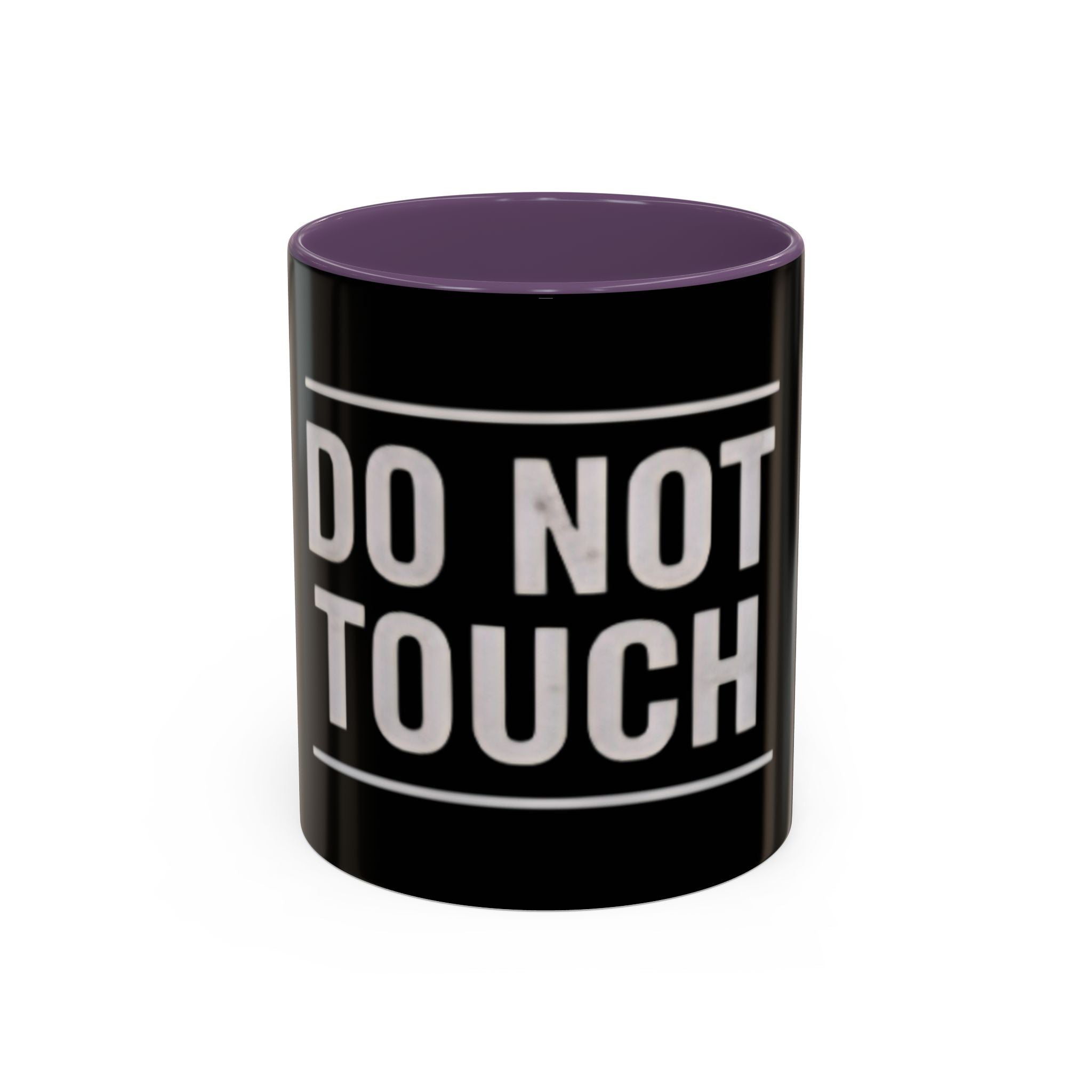 Do Not Touch Coffee Mug (Black Accent 11/15oz)