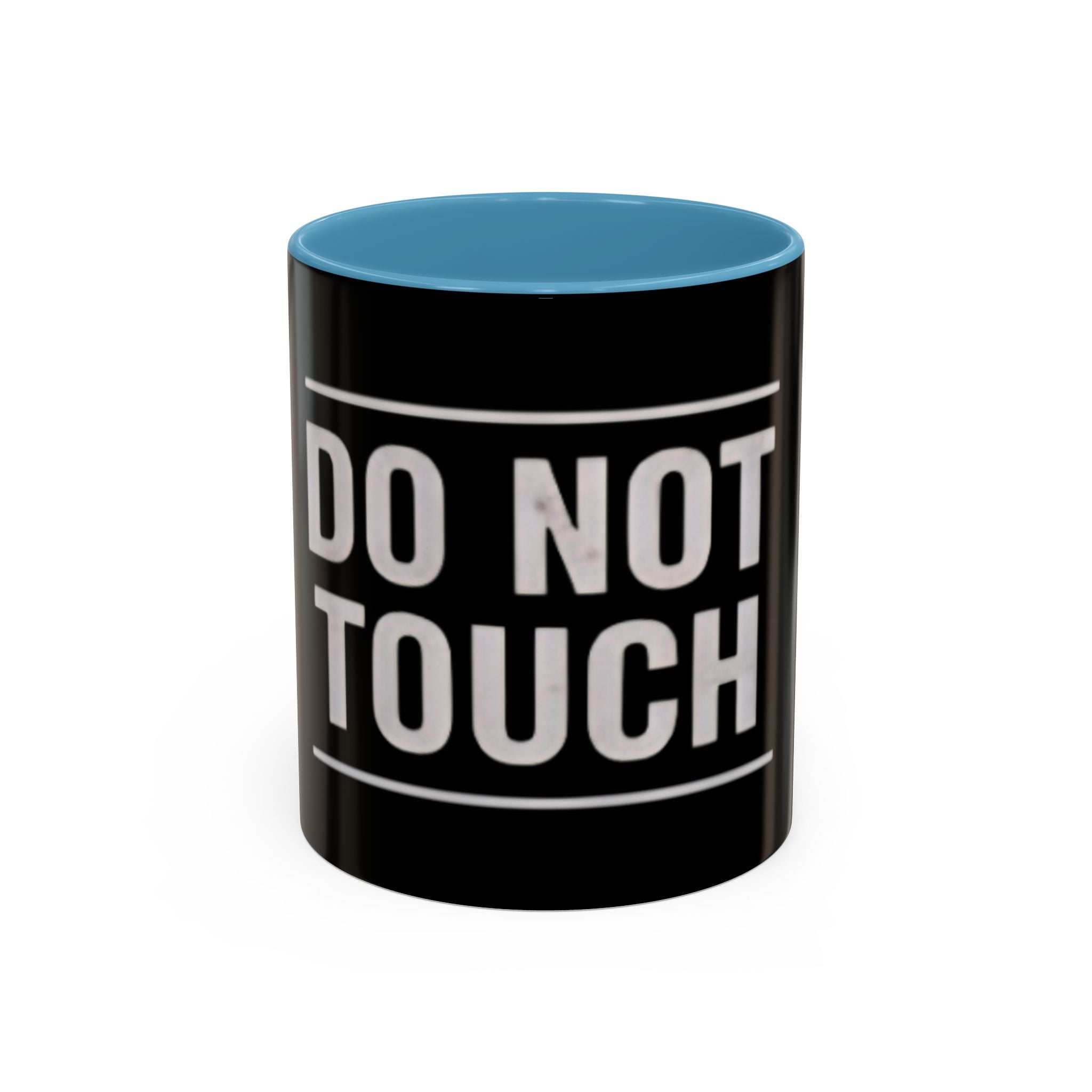 Do Not Touch Coffee Mug (Black Accent 11/15oz)