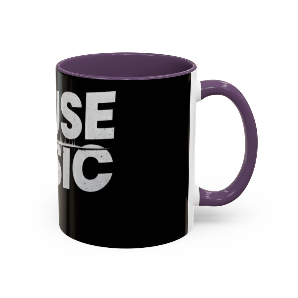 House Music Coffee Mug (Black DJ Turntable Design 11/15oz)