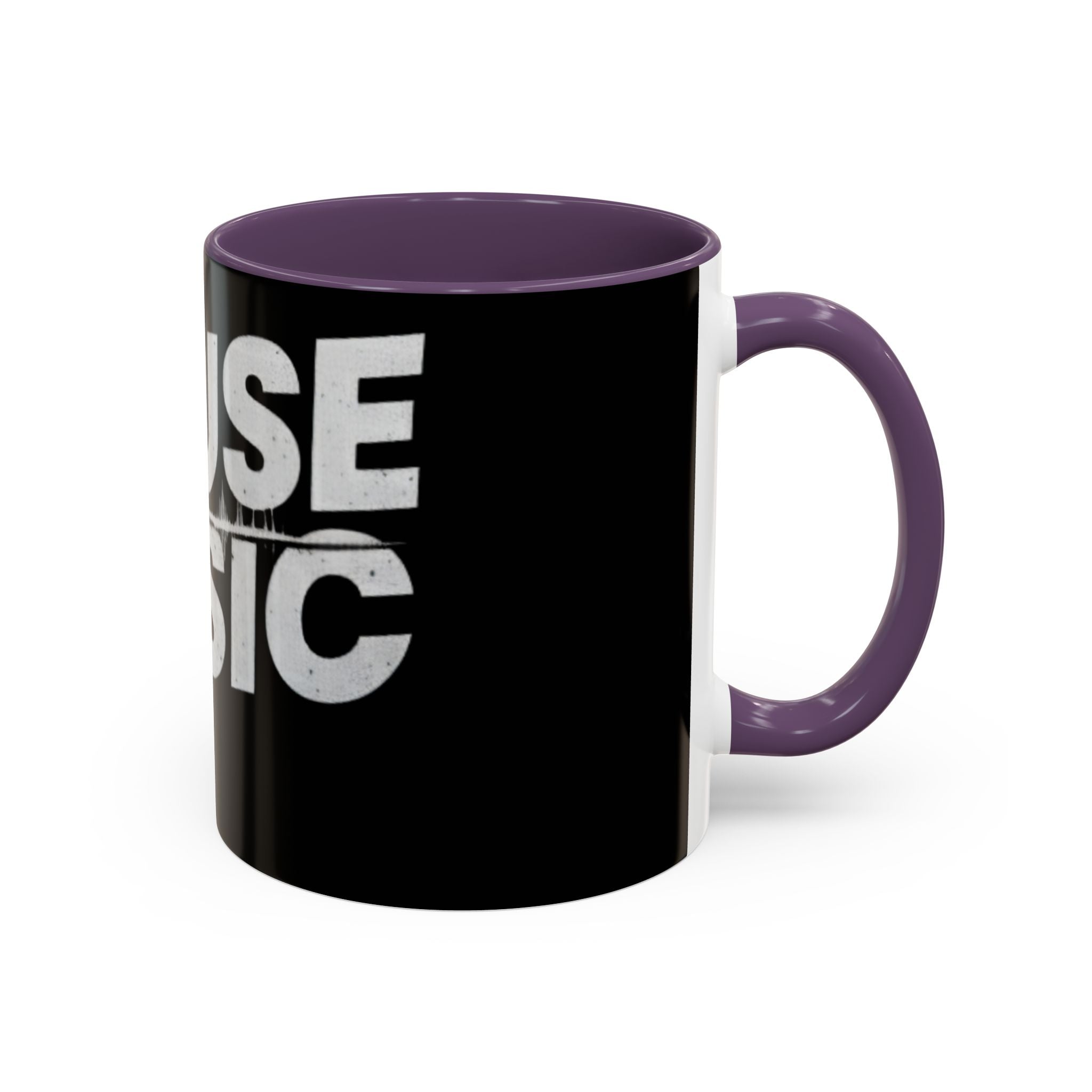 House Music Coffee Mug (Black DJ Turntable Design 11/15oz)