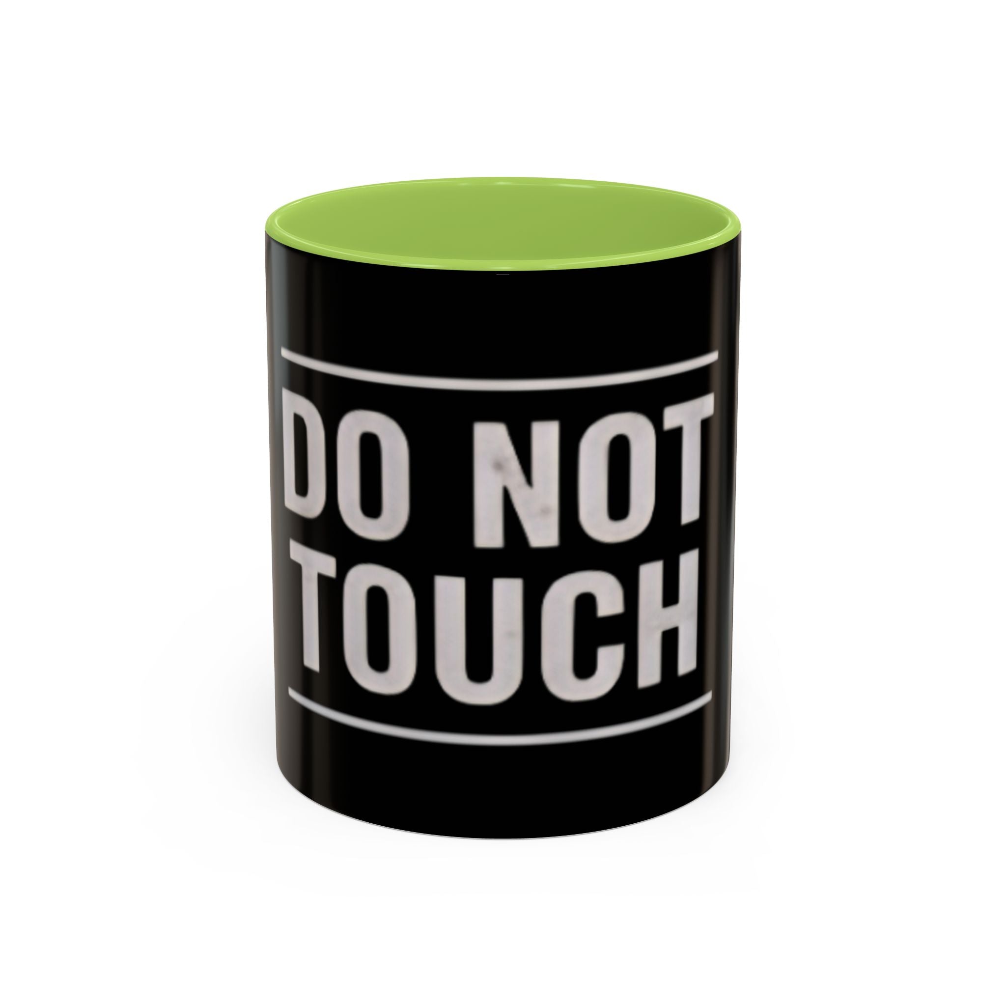 Do Not Touch Coffee Mug (Black Accent 11/15oz)