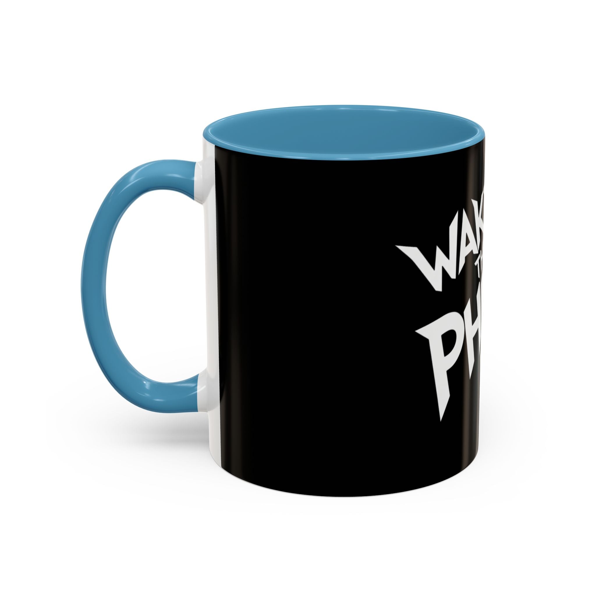 Wake the Phuck Up Coffee Mug   ( Funny Offensive Morning Mug, Bold Typography 11/15oz)