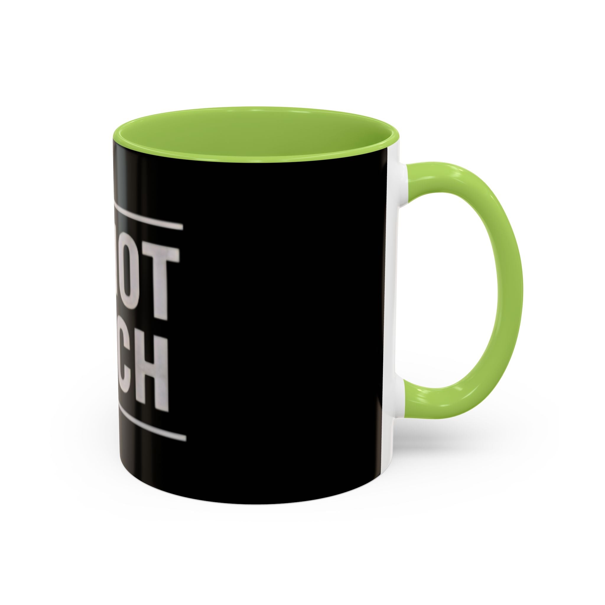 Do Not Touch Coffee Mug (Black Accent 11/15oz)