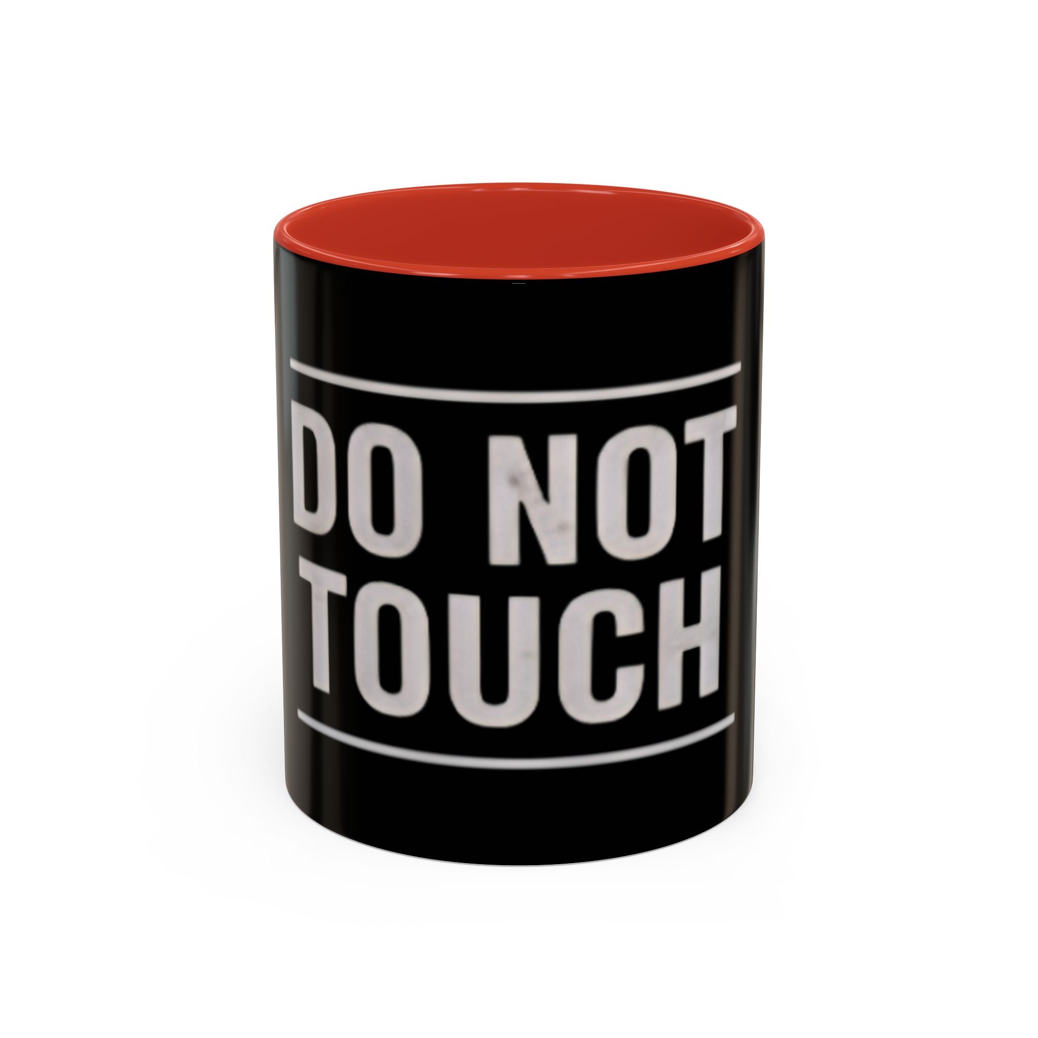 Do Not Touch Coffee Mug (Black Accent 11/15oz)