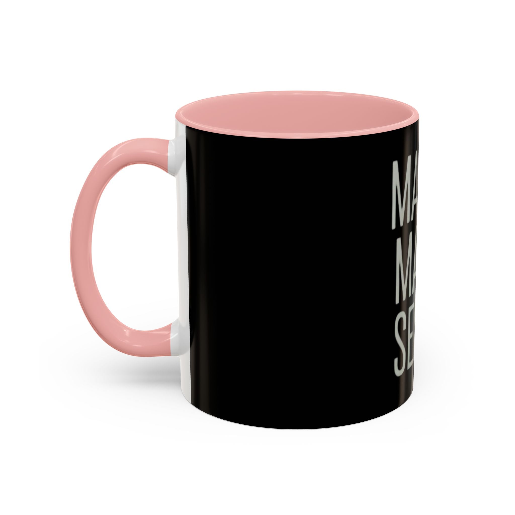 Make It Make Sense Mug — Black Accent Coffee Mug with Bold Typography (11/15 oz)