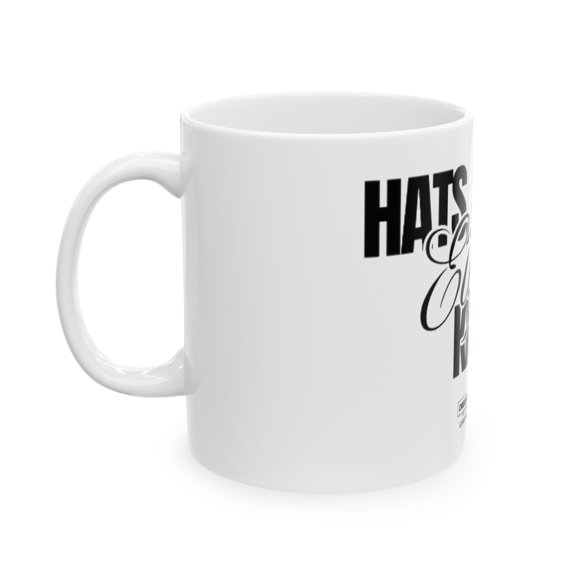 'Snares, Eights and Kicks' Ceramic Coffee Cup (11oz/15oz) (White)
