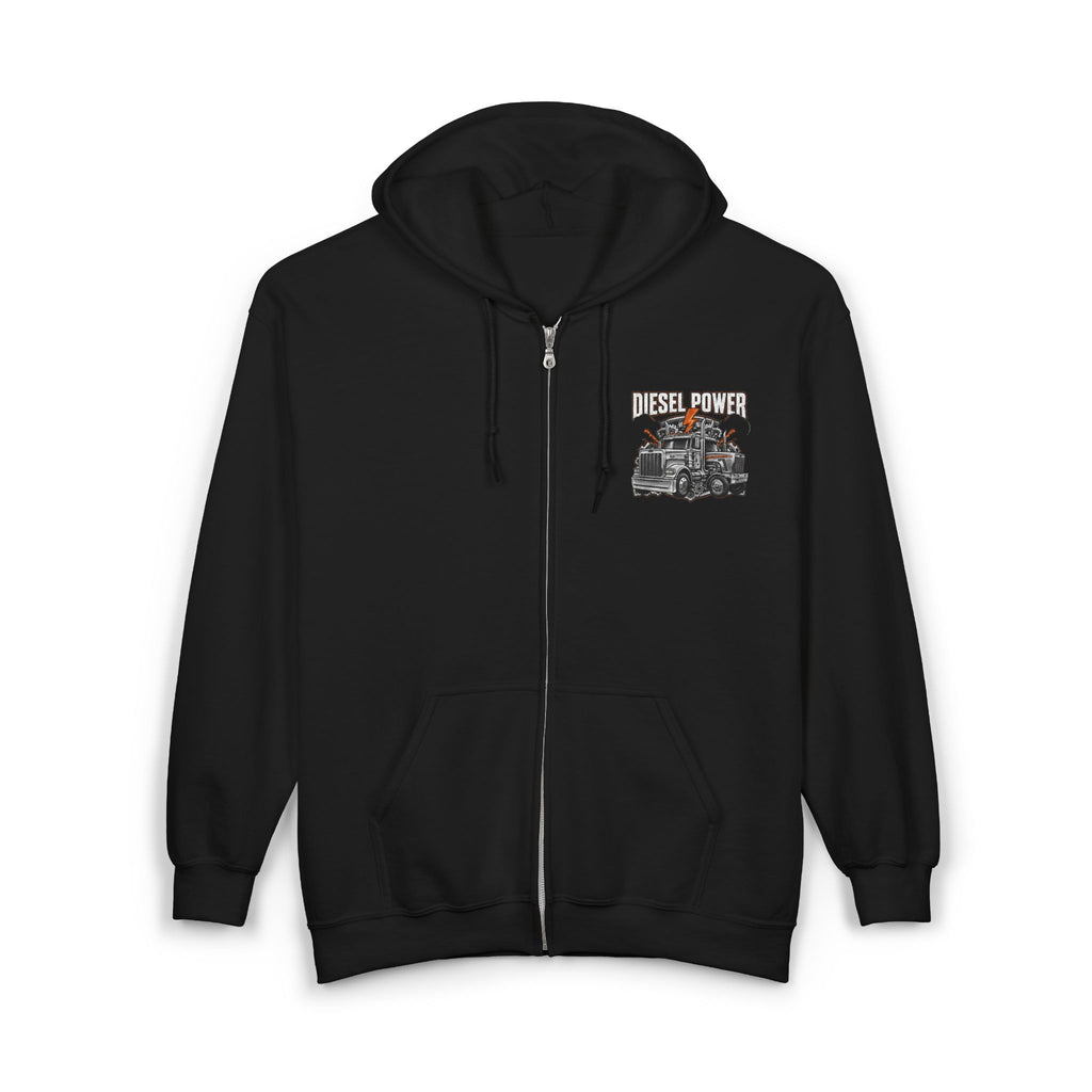 Diesel Power Truck Zip-Up Hoodie