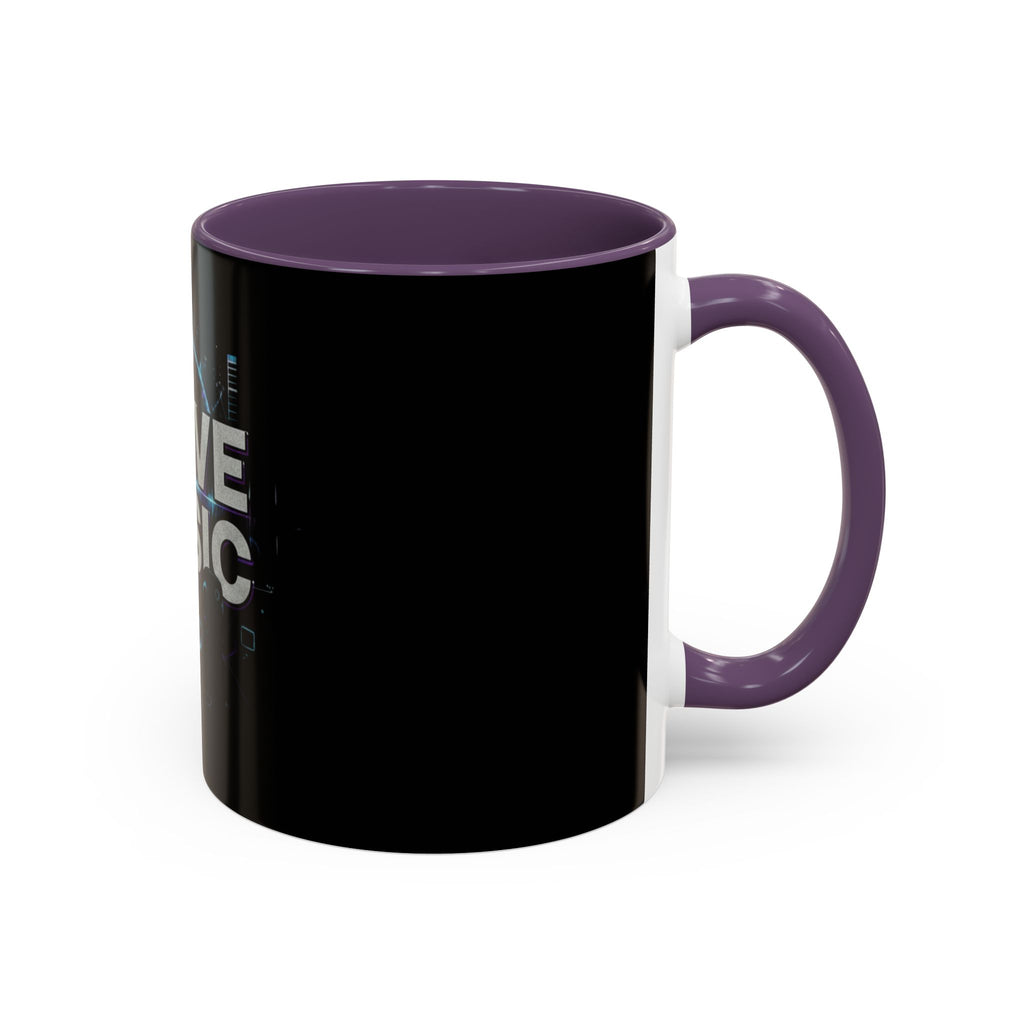 I Love Music Accent Coffee Mug  (11/15 oz)