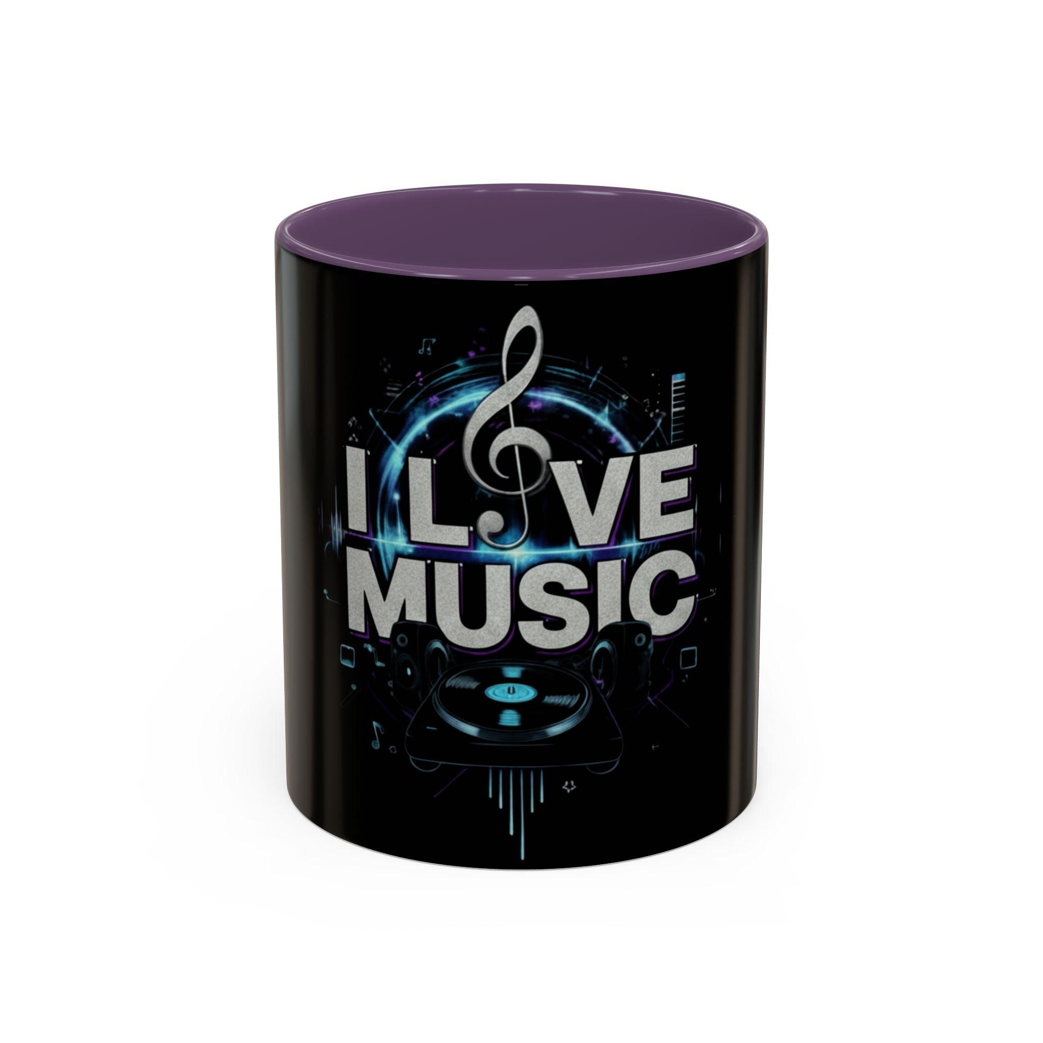I Love Music Accent Coffee Mug  (11/15 oz)