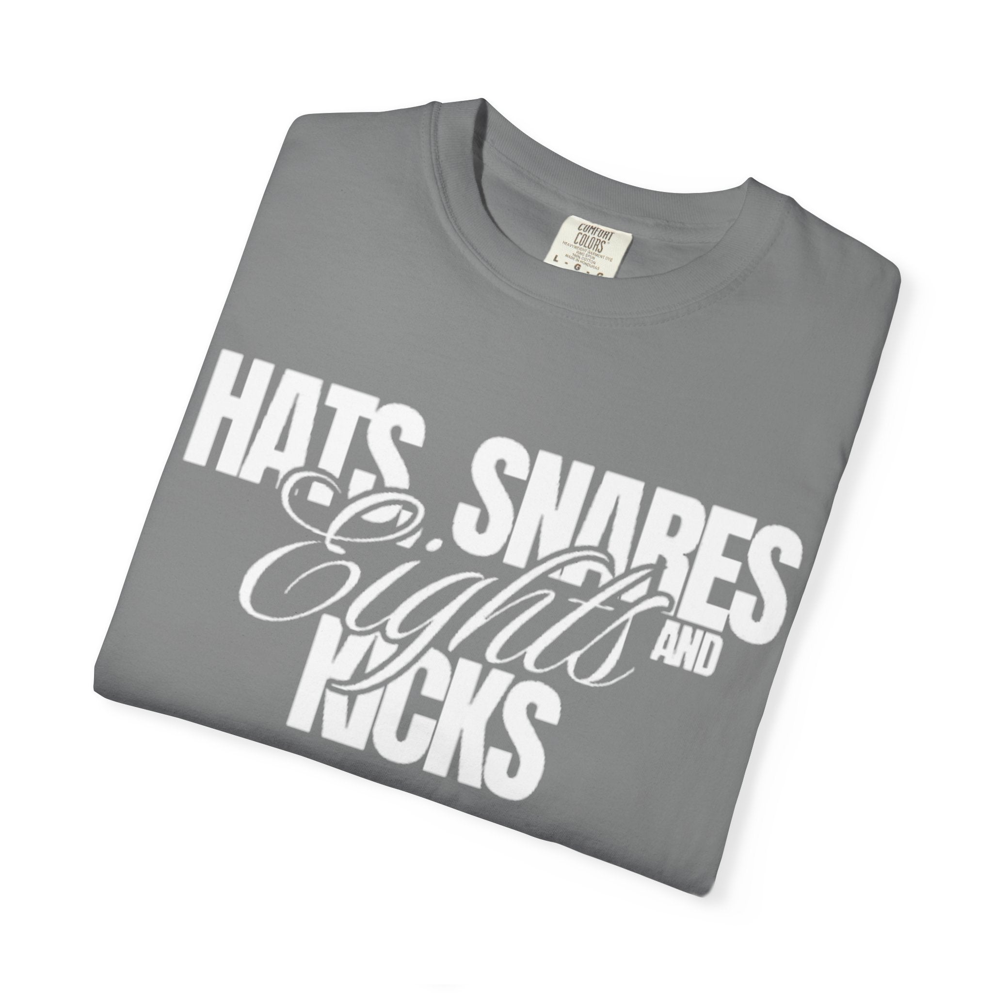 "Hats, Snares, Eights and Kicks" Graphic Tee
