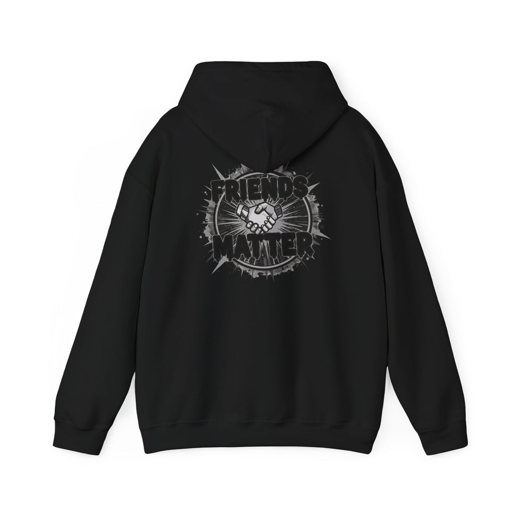 Friends Matter Hoodie (Handshake Graphic Sweatshirt)
