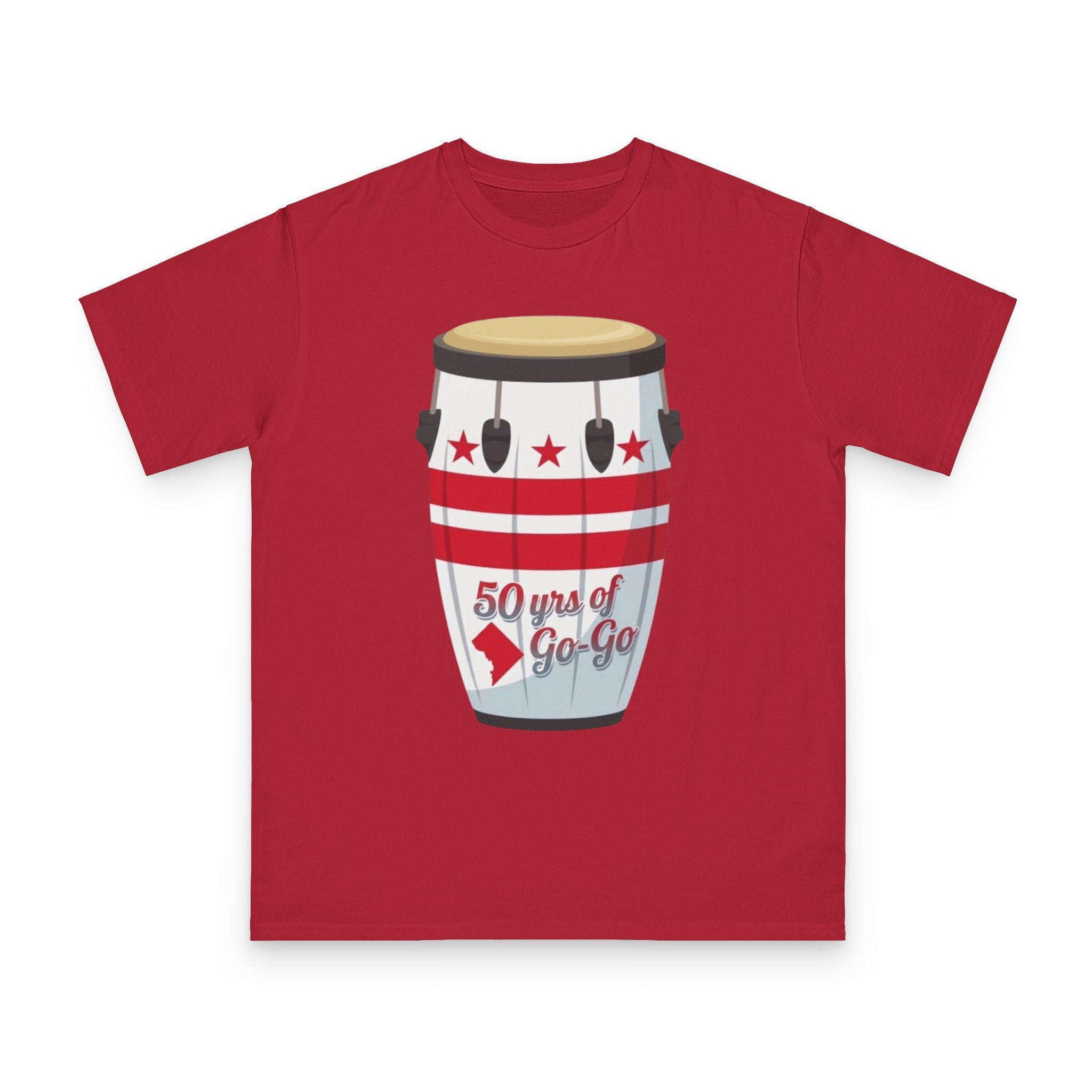 Conga Drum '50 Years of Go-Go' T-Shirt