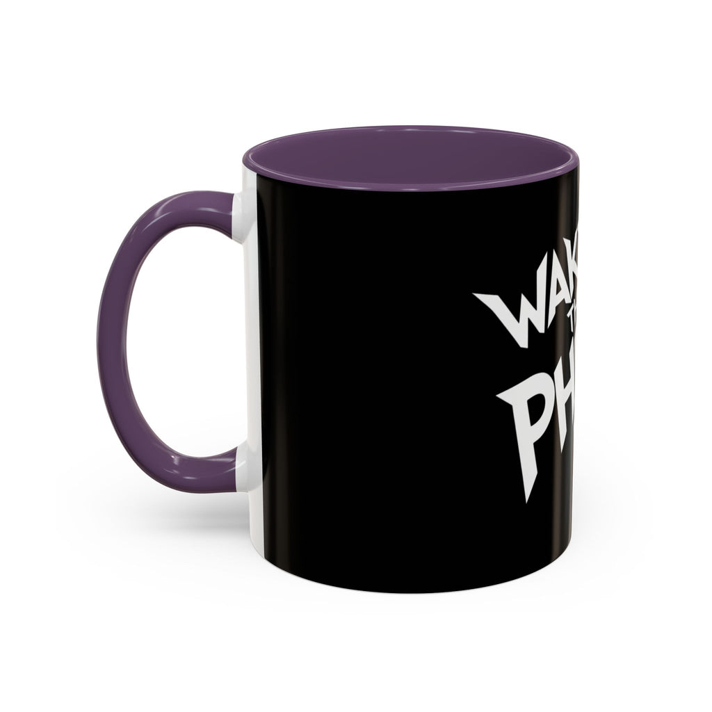 Wake the Phuck Up Coffee Mug   ( Funny Offensive Morning Mug, Bold Typography 11/15oz)