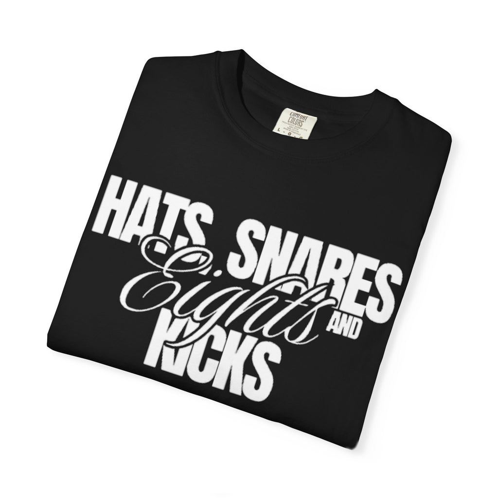 "Hats, Snares, Eights and Kicks" Graphic Tee