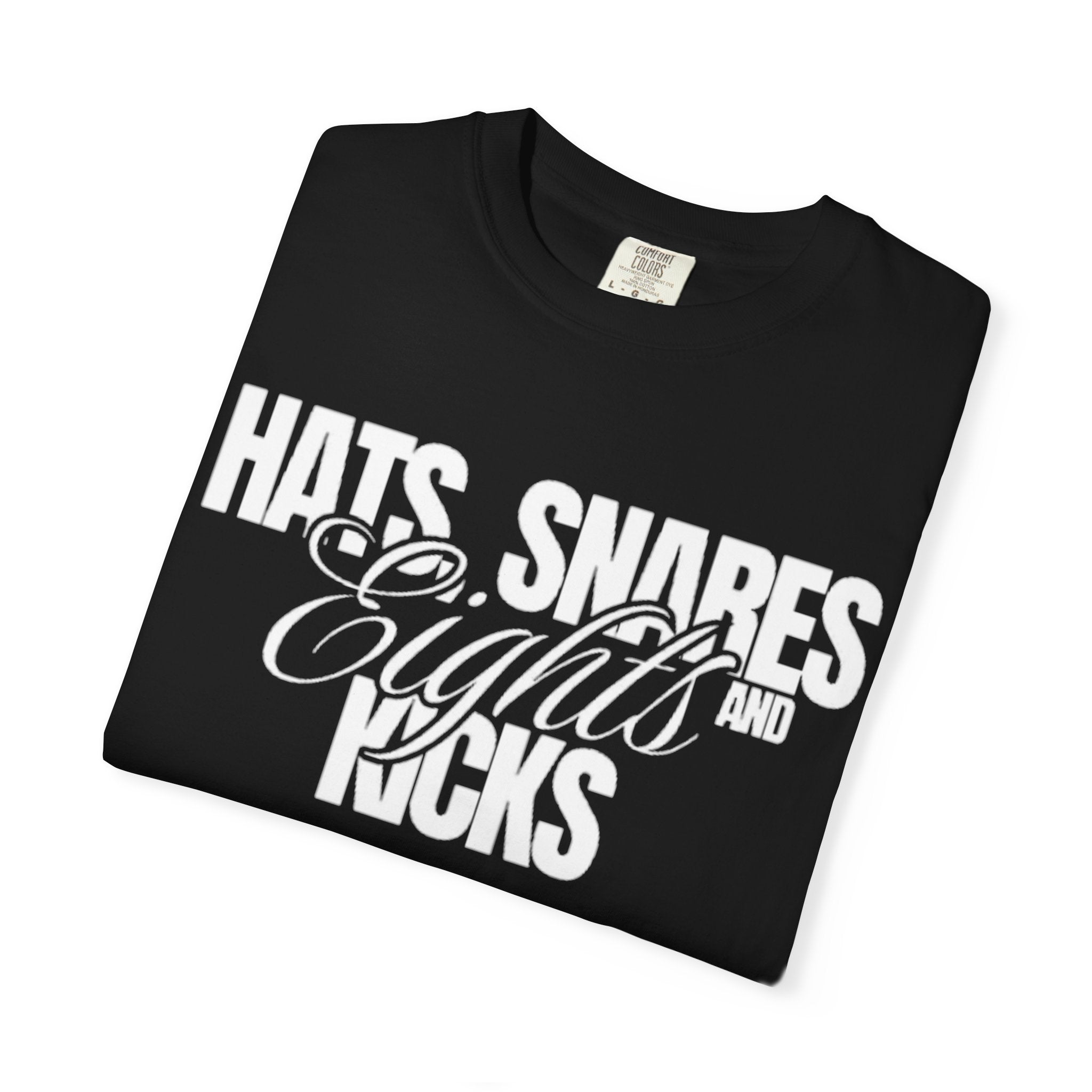 "Hats, Snares, Eights and Kicks" Graphic Tee