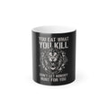 "You Eat What You Kill" Lion Graphic, 11oz Coffee Mug
