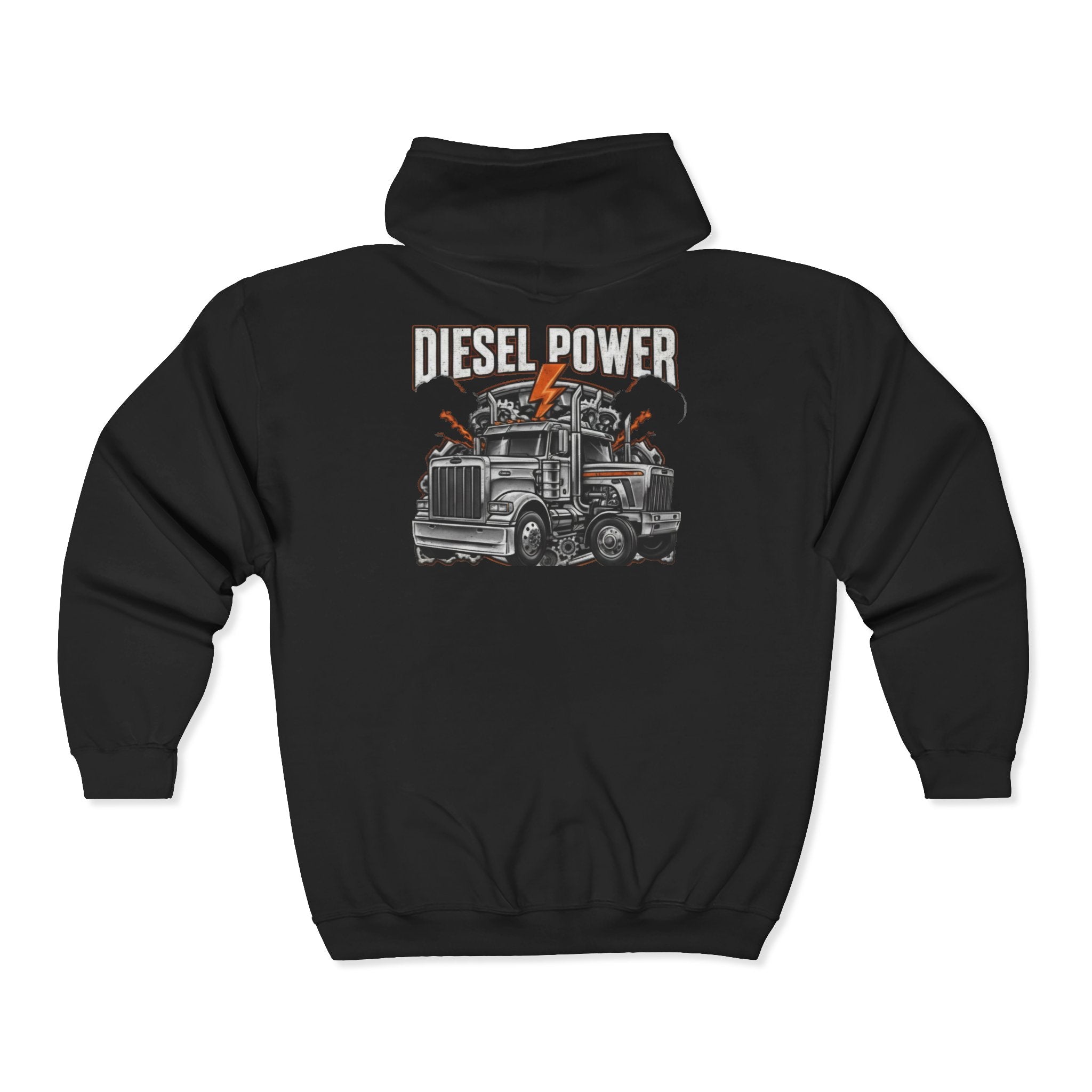 Diesel Power Truck Zip-Up Hoodie