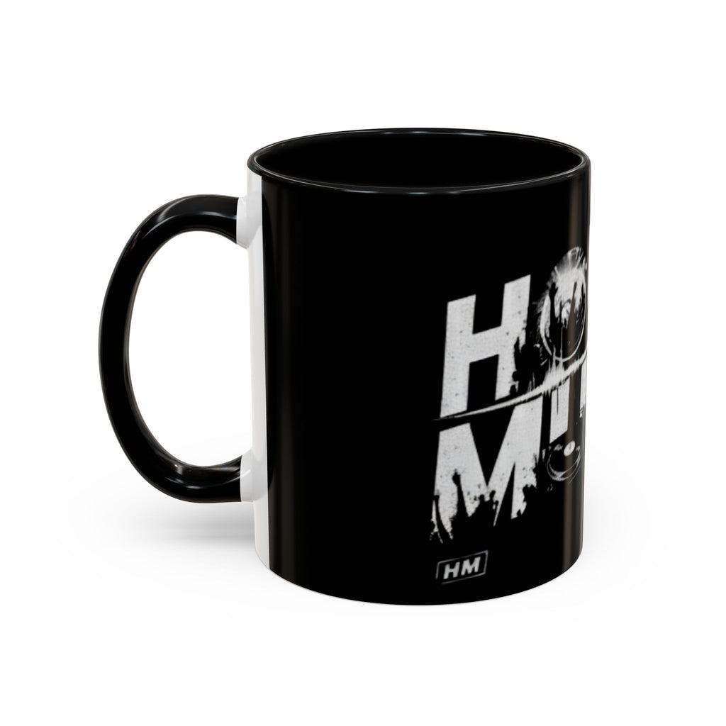 House Music Coffee Mug (Black DJ Turntable Design 11/15oz)