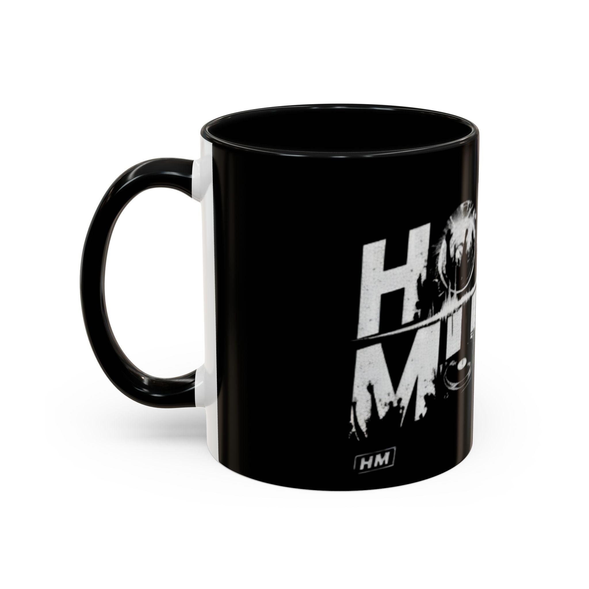 House Music Coffee Mug (Black DJ Turntable Design 11/15oz)