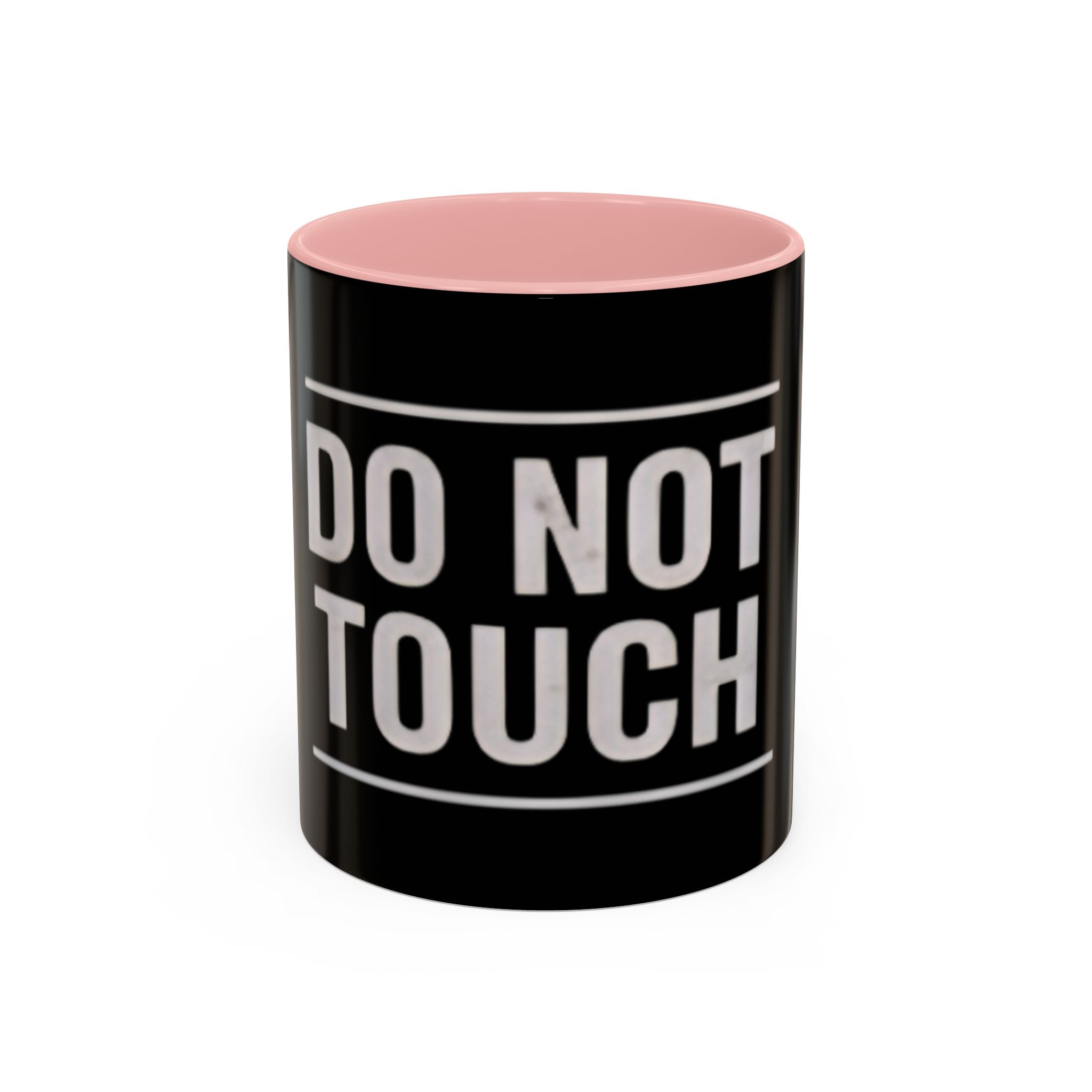 Do Not Touch Coffee Mug (Black Accent 11/15oz)