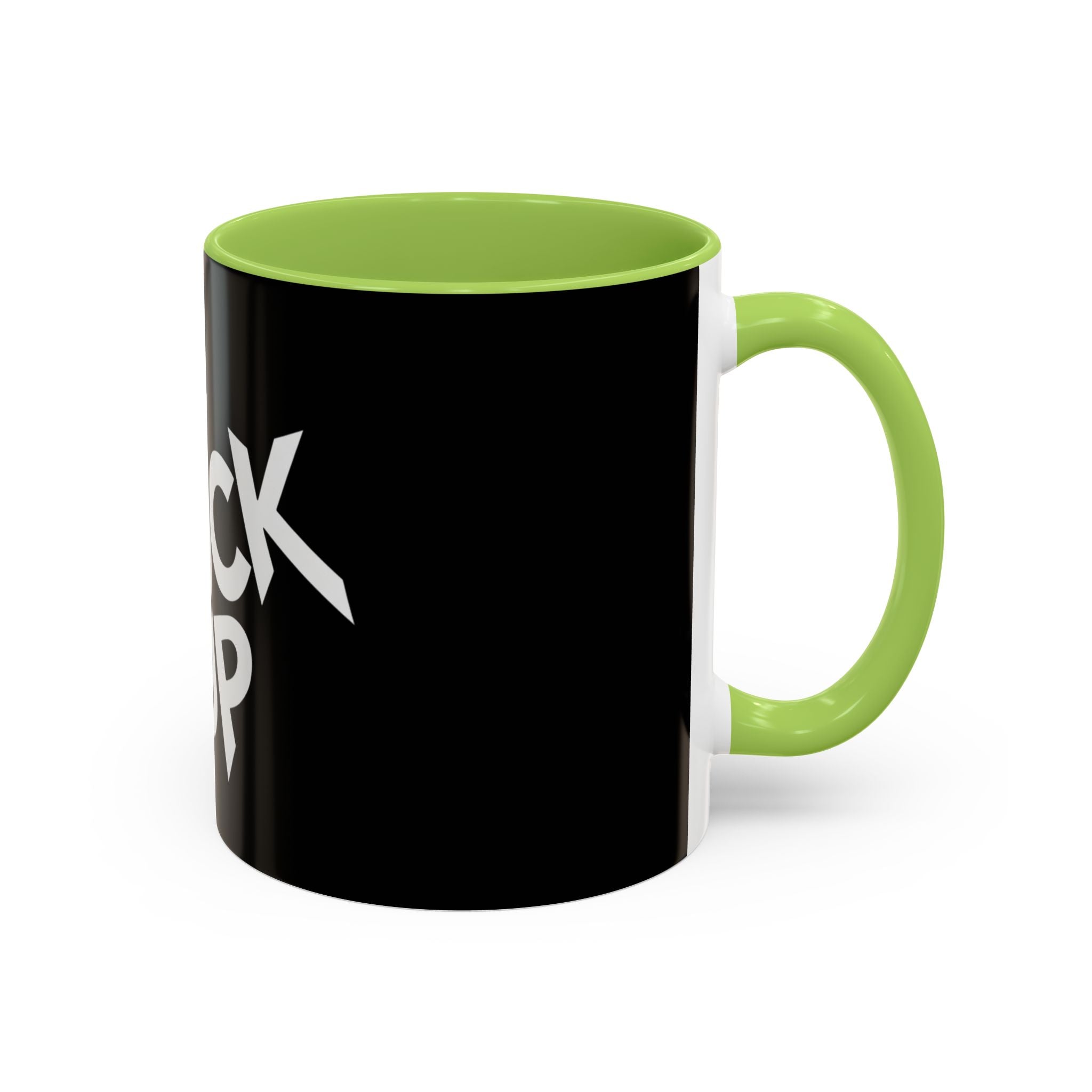 Wake the Phuck Up Coffee Mug   ( Funny Offensive Morning Mug, Bold Typography 11/15oz)