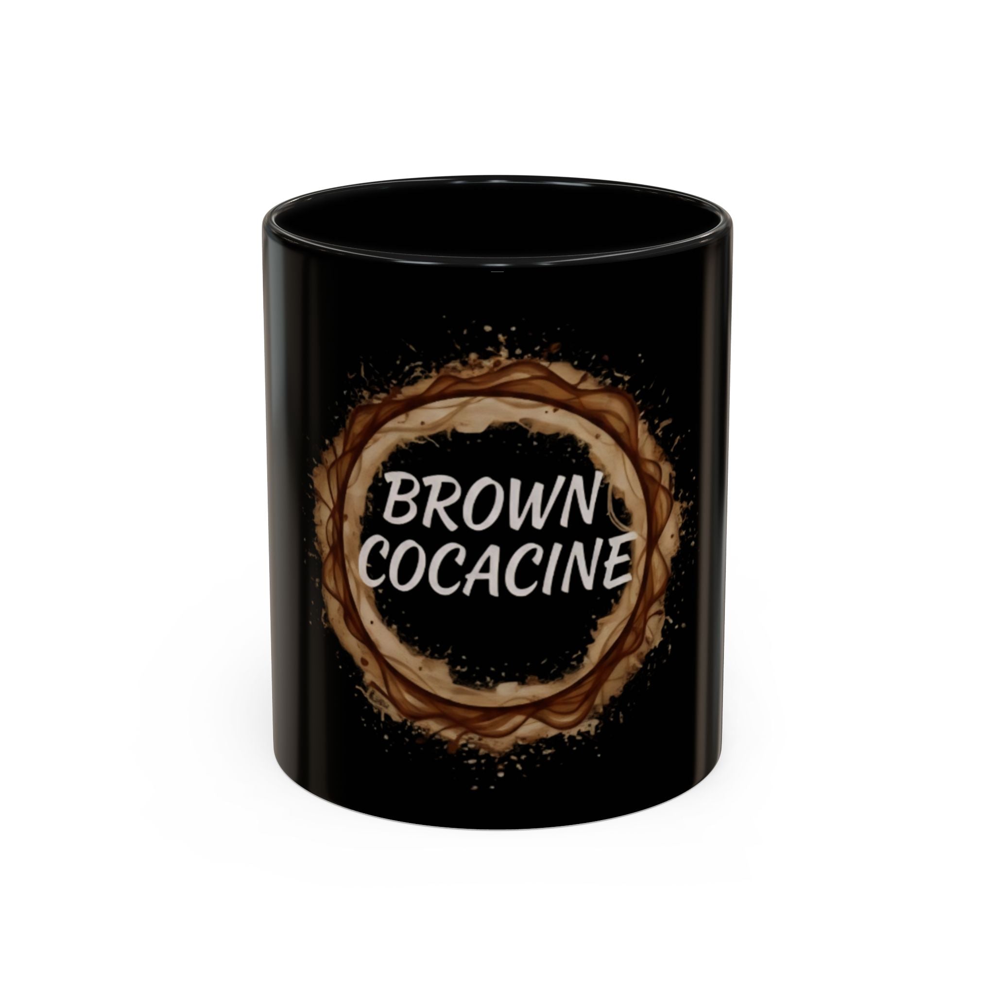 "Brown Cоcaine" Coffee Mug (Ring Roast Design 11/15oz)