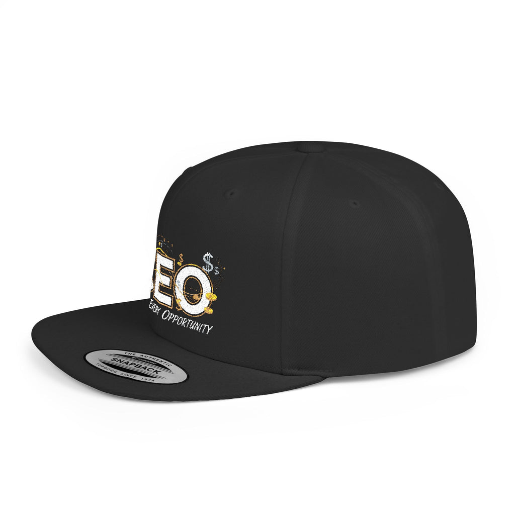 CEO Snapback Hat - "Chasing Every Opportunity" Flat Bill Cap