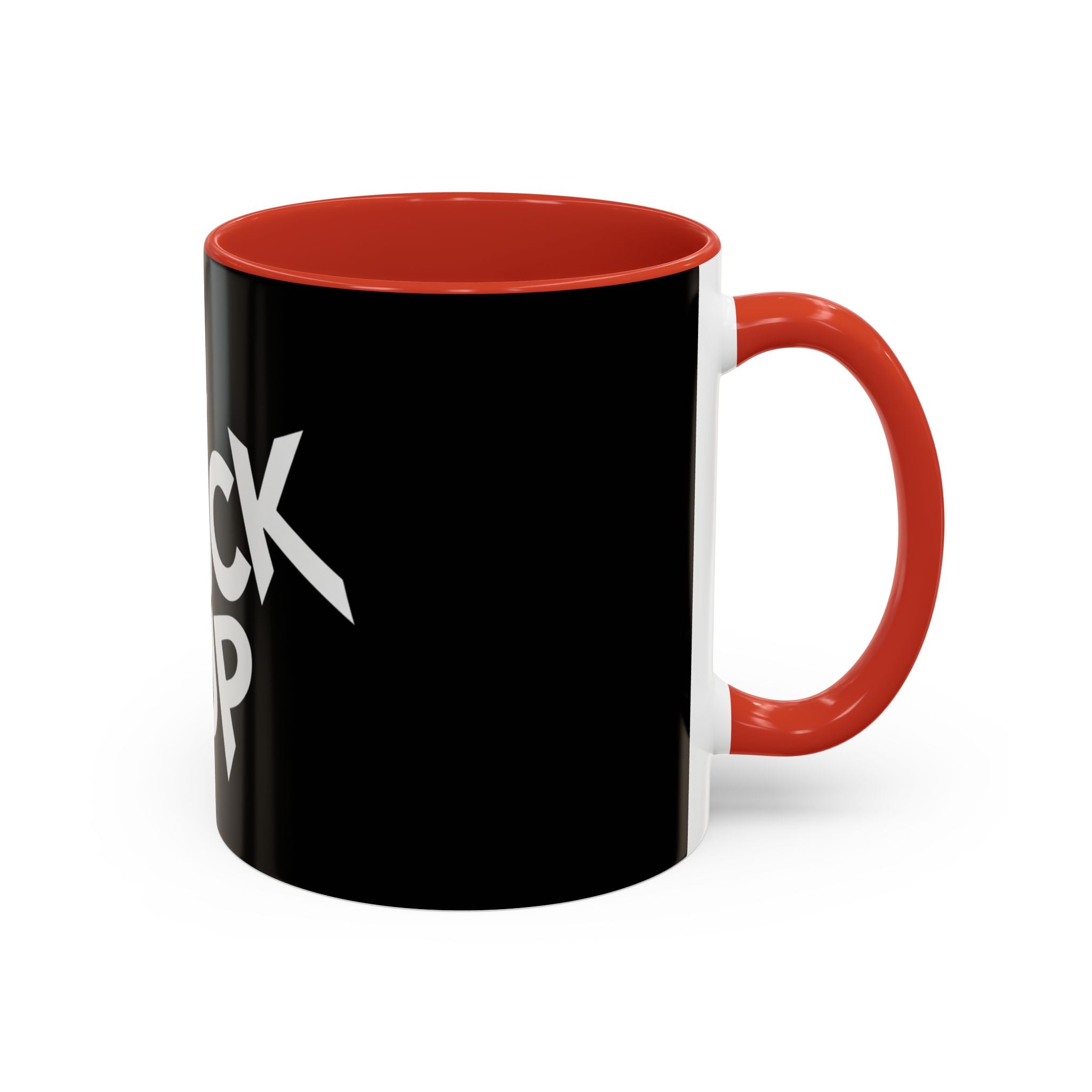 Wake the Phuck Up Coffee Mug   ( Funny Offensive Morning Mug, Bold Typography 11/15oz)