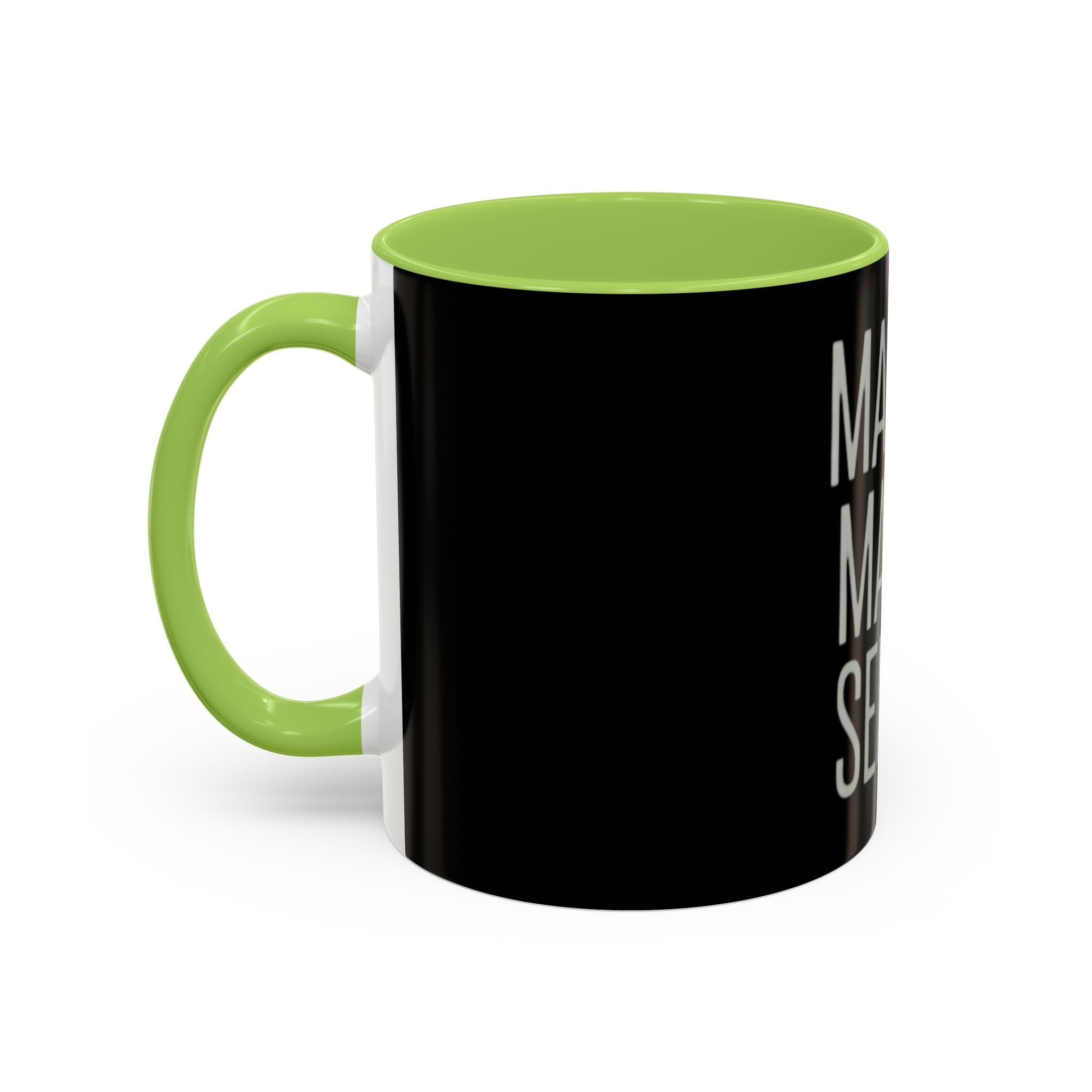 Make It Make Sense Mug — Black Accent Coffee Mug with Bold Typography (11/15 oz)