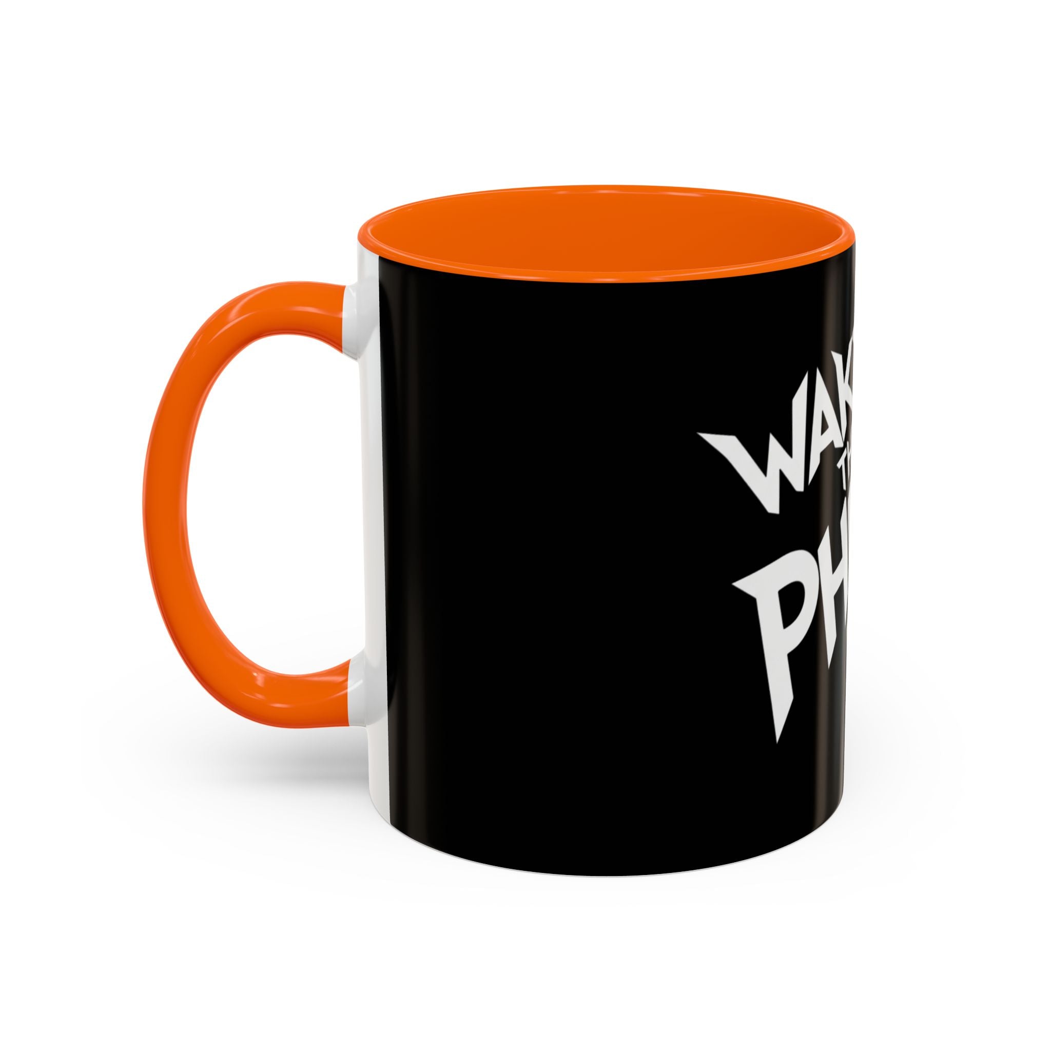Wake the Phuck Up Coffee Mug   ( Funny Offensive Morning Mug, Bold Typography 11/15oz)