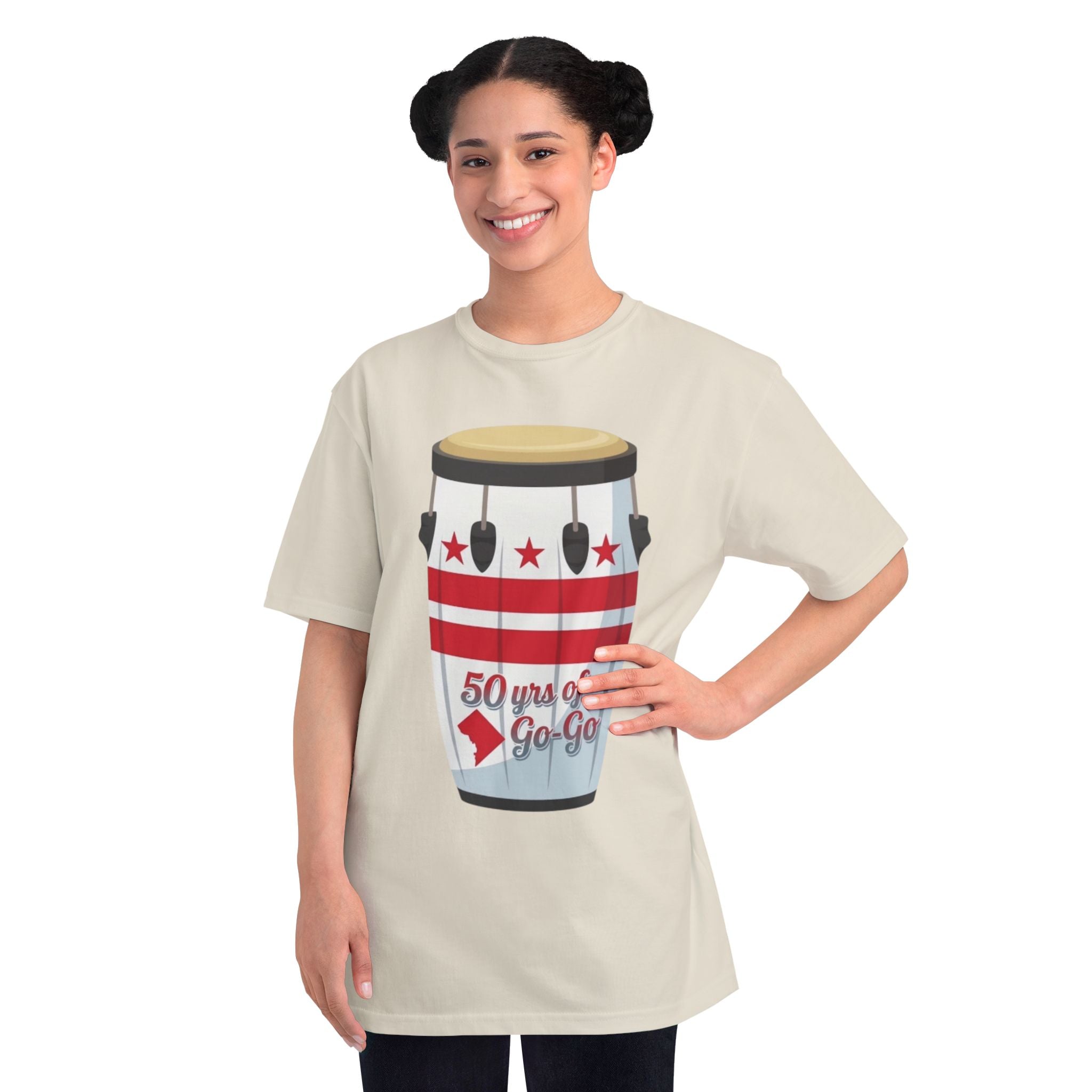 Conga Drum '50 Years of Go-Go' T-Shirt